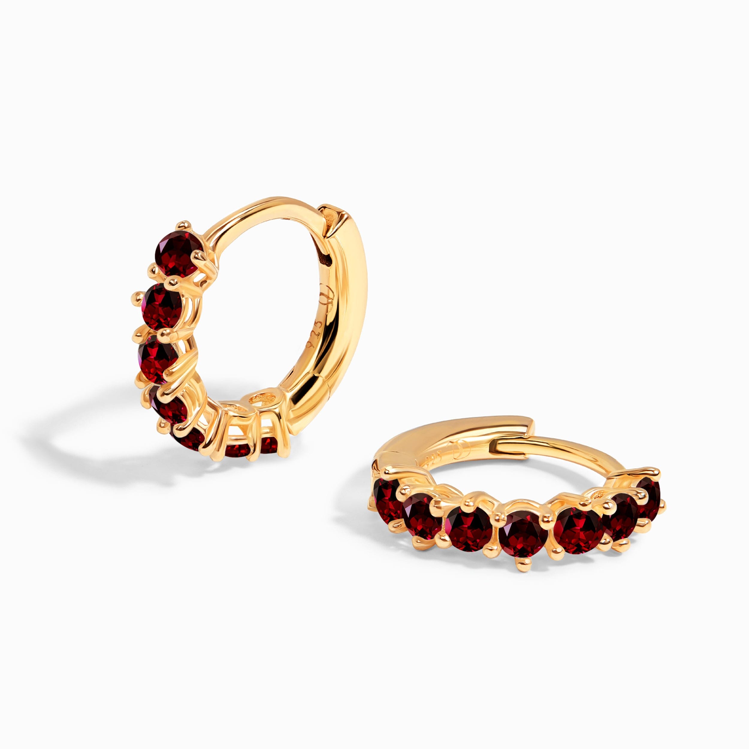 Garnet Earrings - Bonny Hoops、mySite、hinf8tx79