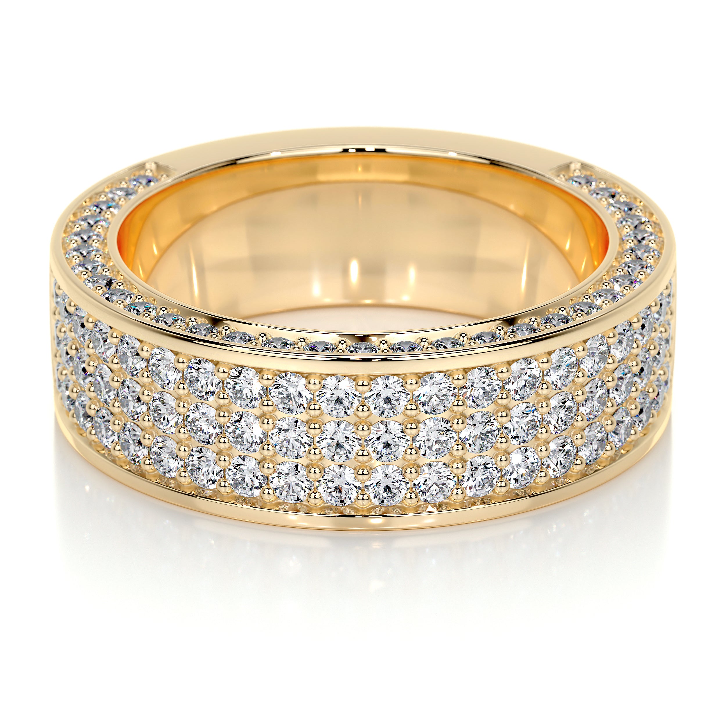 Vera Lab Grown Diamond Wedding Ring (1.3 Carat) -18K Yellow Gold、mySite、hinf8tx79