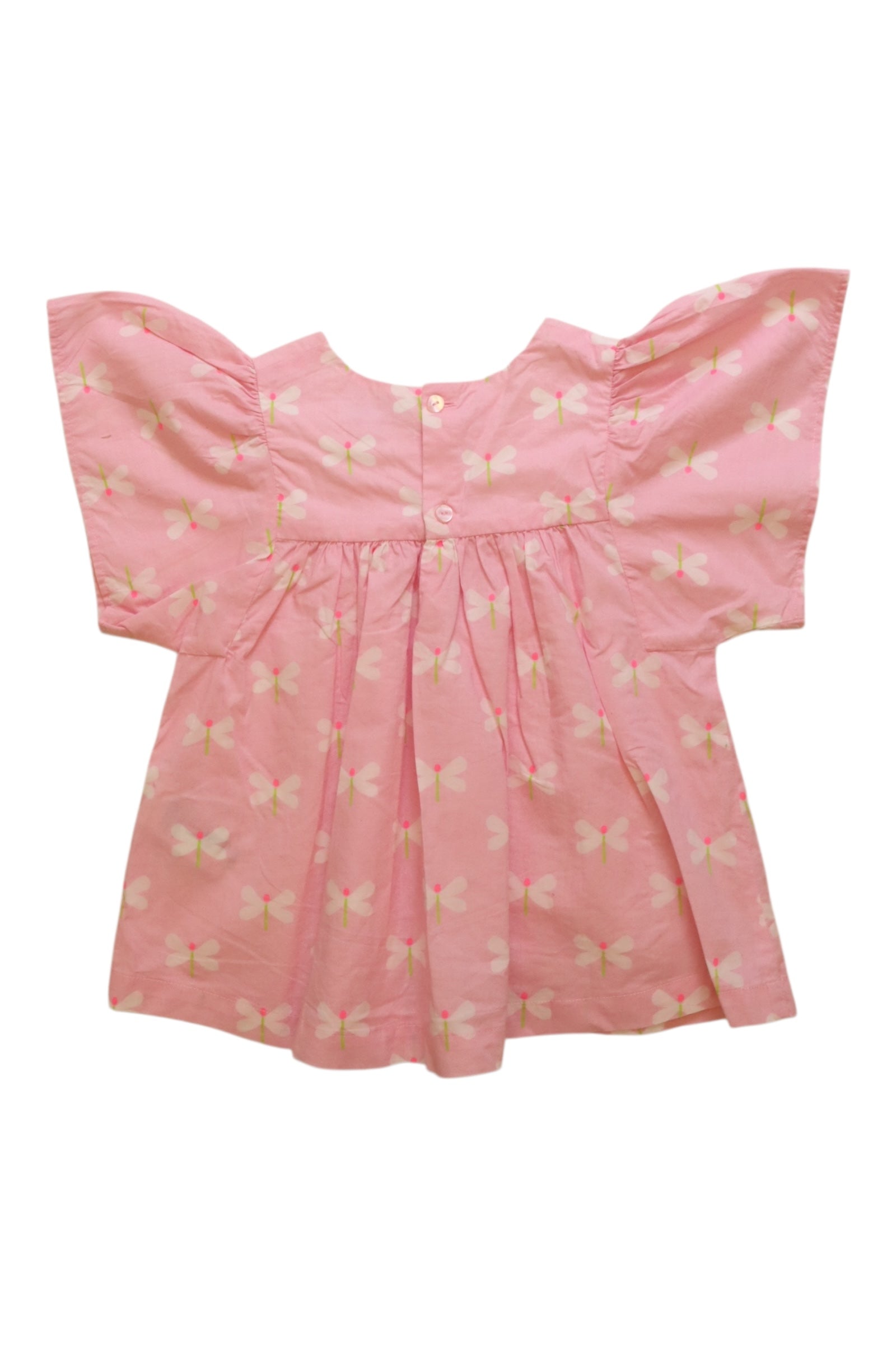 Jacadi Floral Short Sleeve Dress, 4T、mySite、g9winljtr