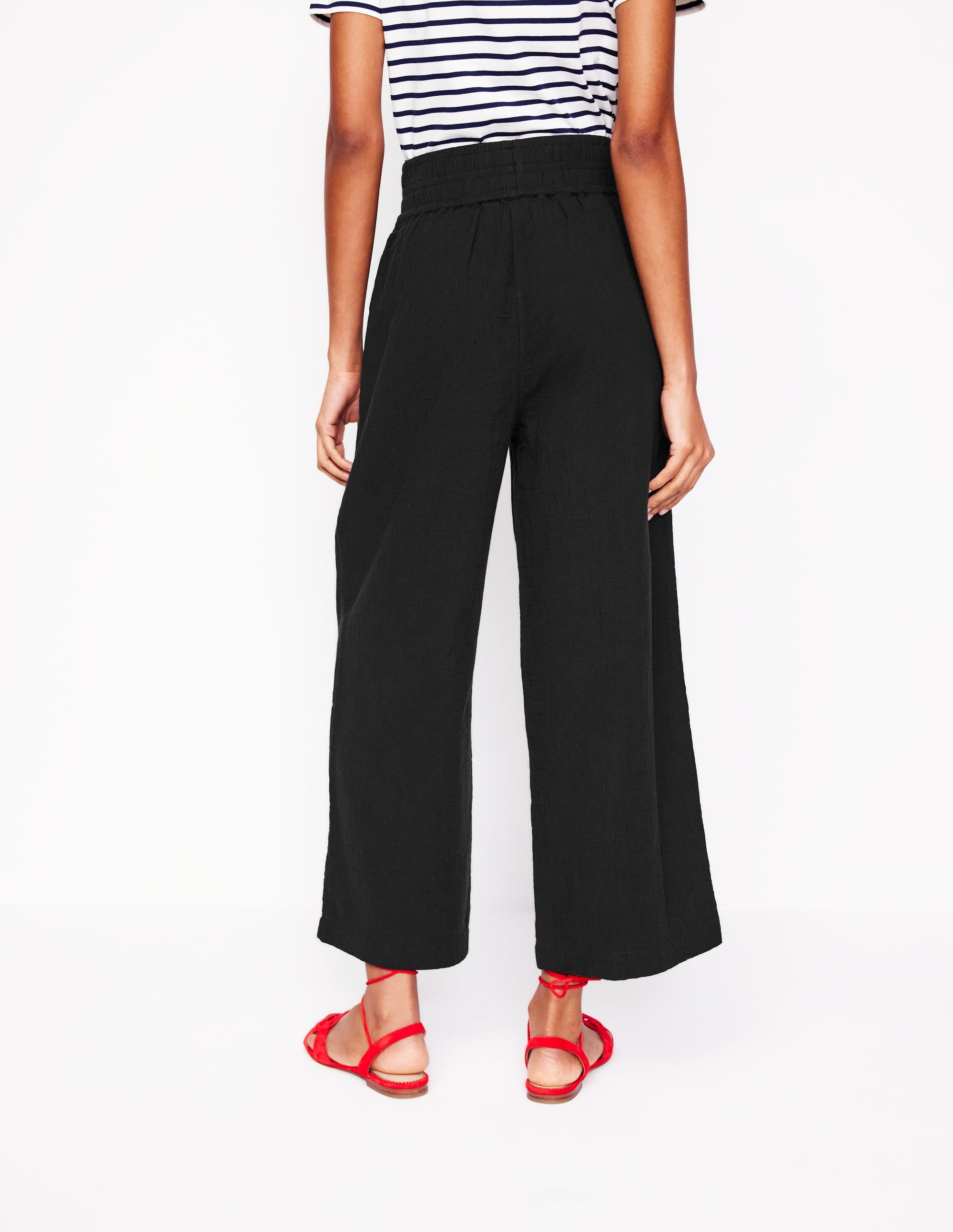  Cropped Double Cloth Pants-Black、mySite、ashleygrahame