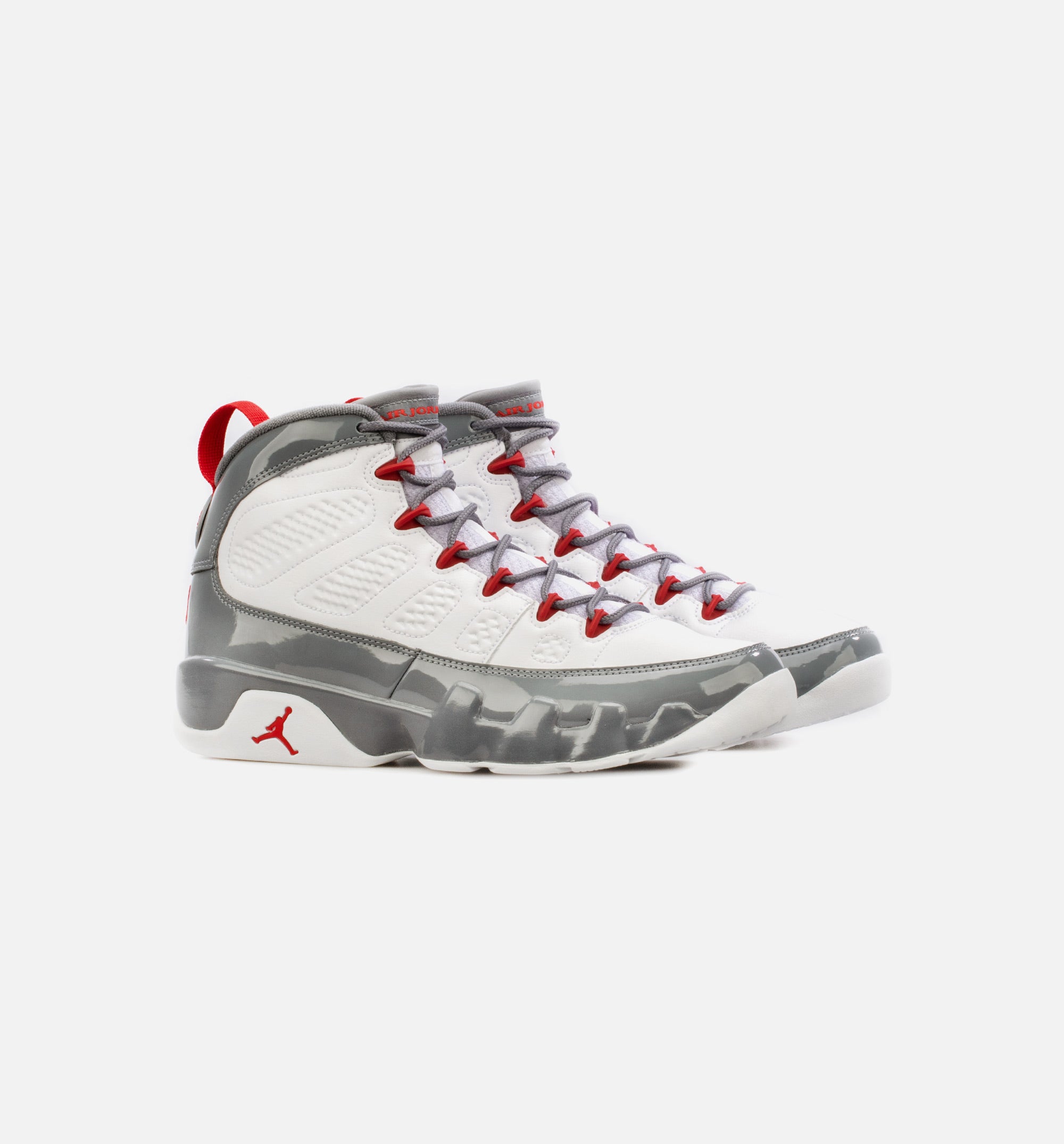 Air Jordan 9 Retro Fire Red Mens Lifestyle Shoe - White/Grey Free Shipping、mySite、dreamappss