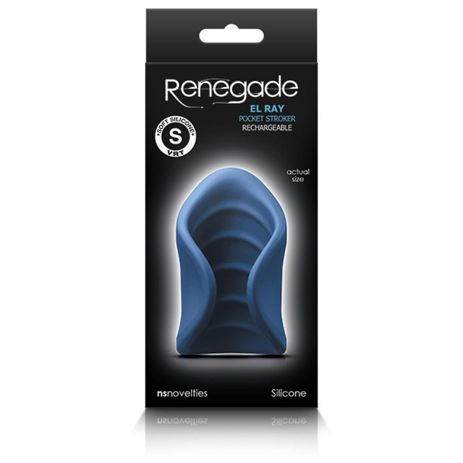 Renegade El Ray Silicone Penis Vibrator and Pocket Stroker、mySite、bottomscart