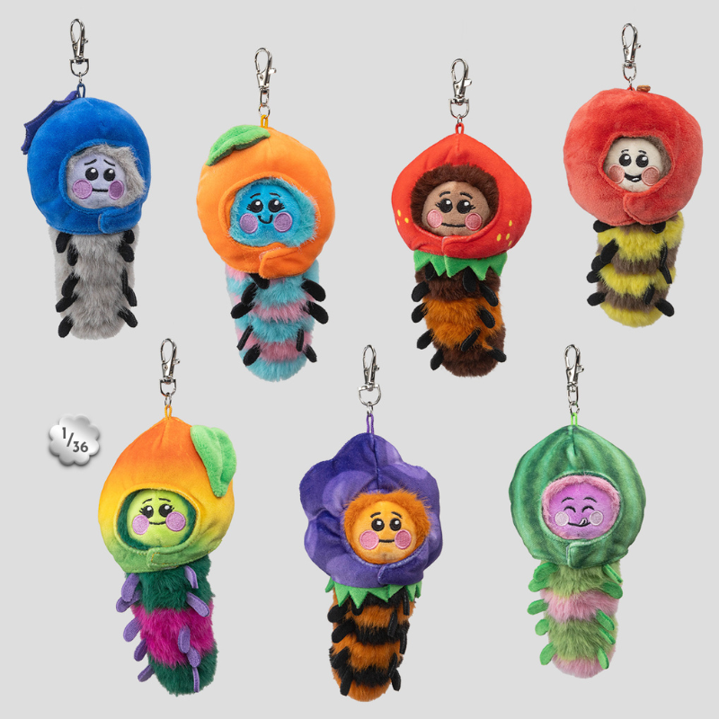  Kaleidos Creative Wooly Bear and Friends Plush Keychain Blind Box、mySite、greenlandpopulation