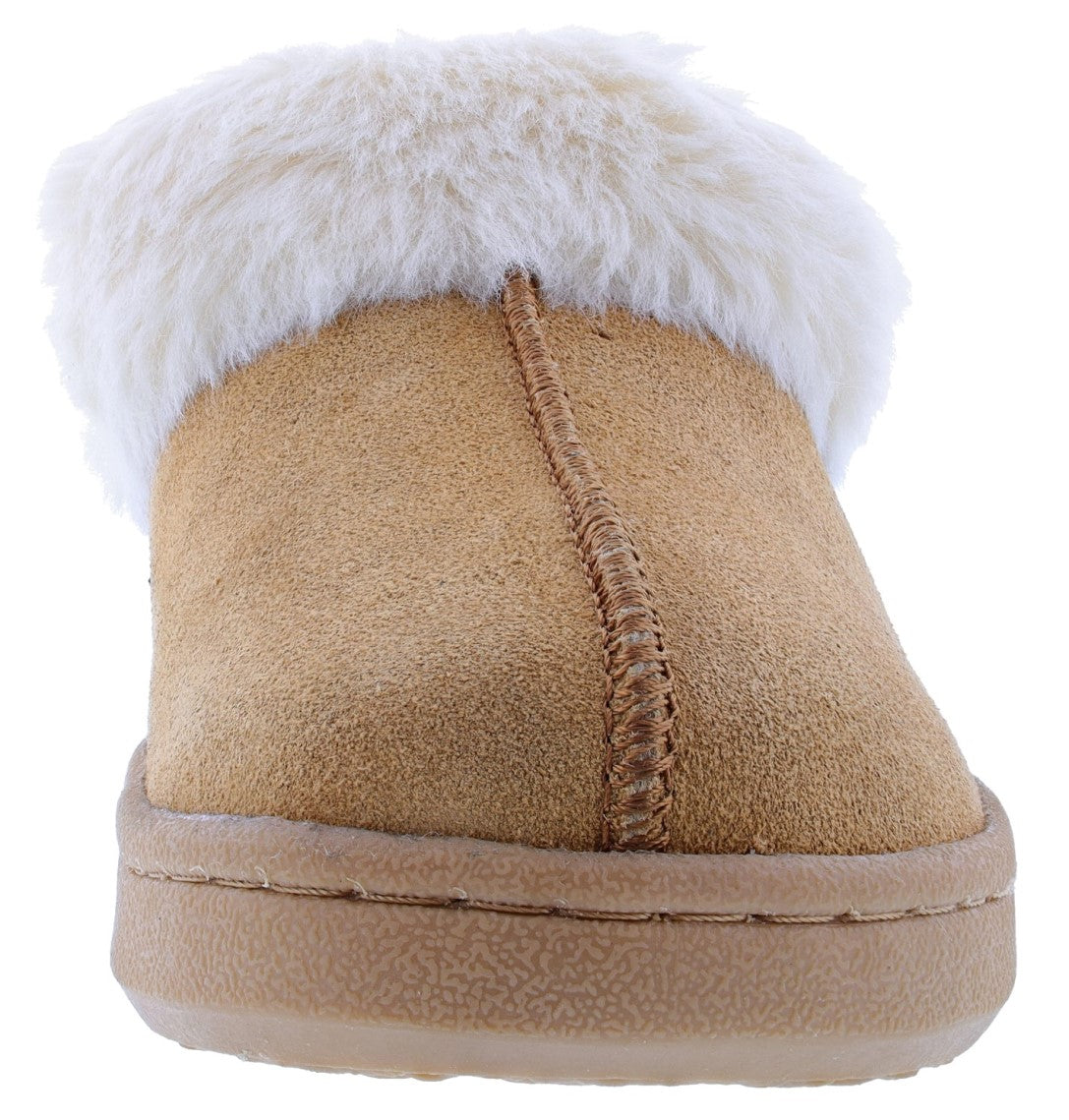 Clarks Women's JMS0587 Suede Indoor & Outdoor House Slippers、mySite、dreamappss
