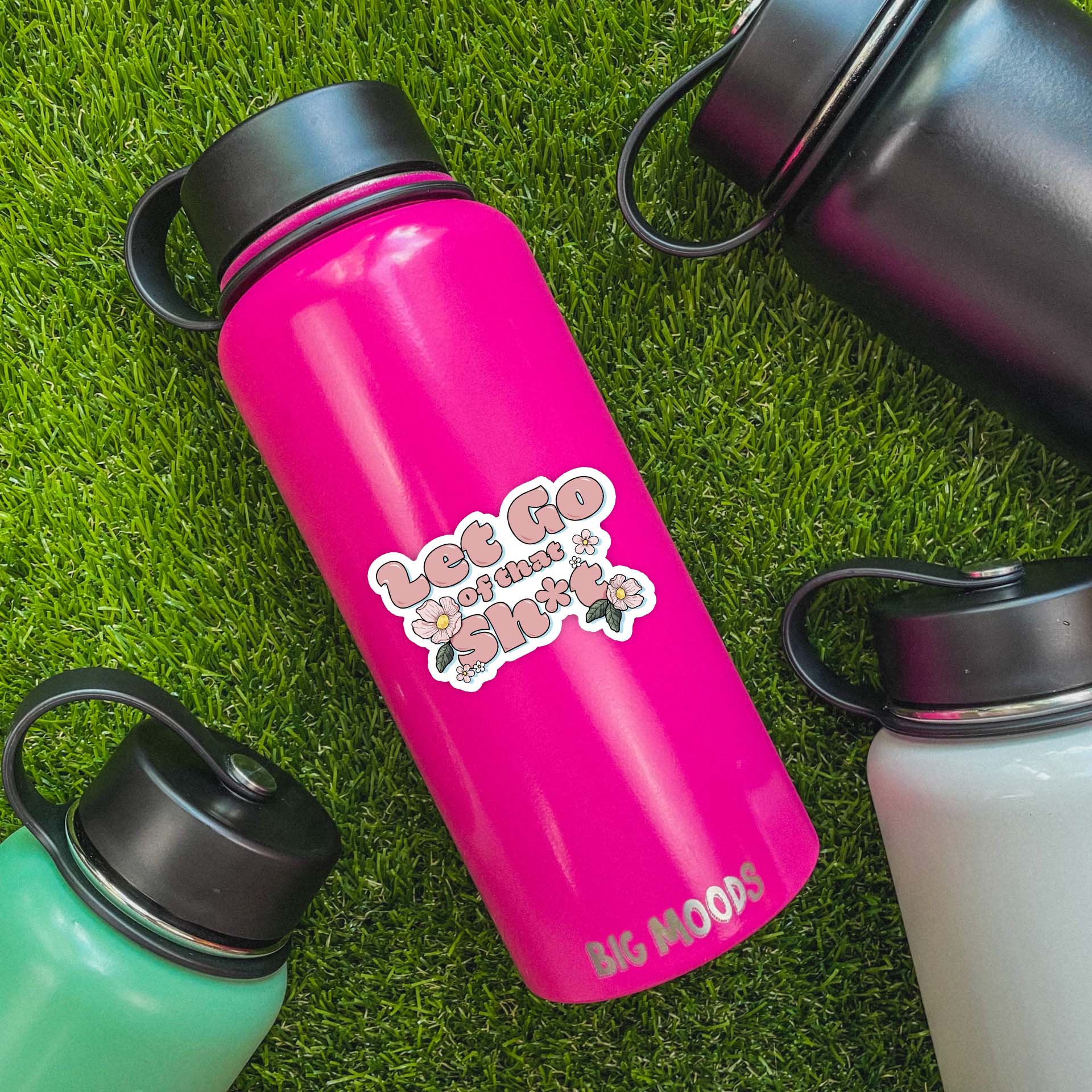  Let Go Of That Sh*t Positivity Sticker、mySite、ghnorth