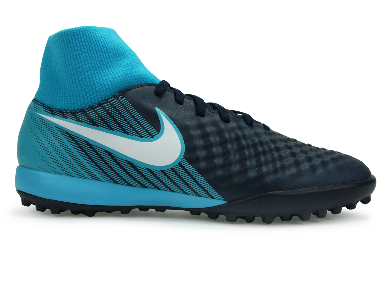 Nike Men's MagistaX Onda II DF Turf Shoes Obsidian/Gamma Blue、mySite、noshort