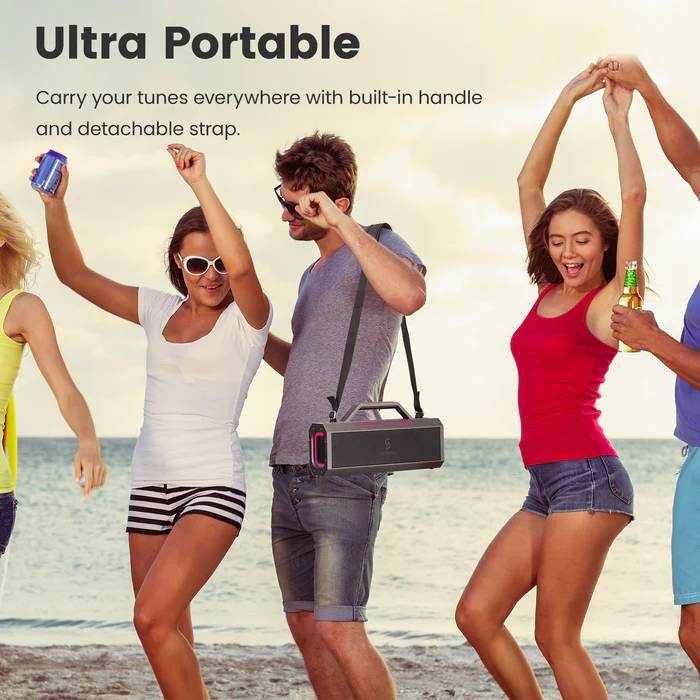 Sounarc K1 150W Portable Wireless Bluetooth Karaoke Speaker、mySite、fannypackpong