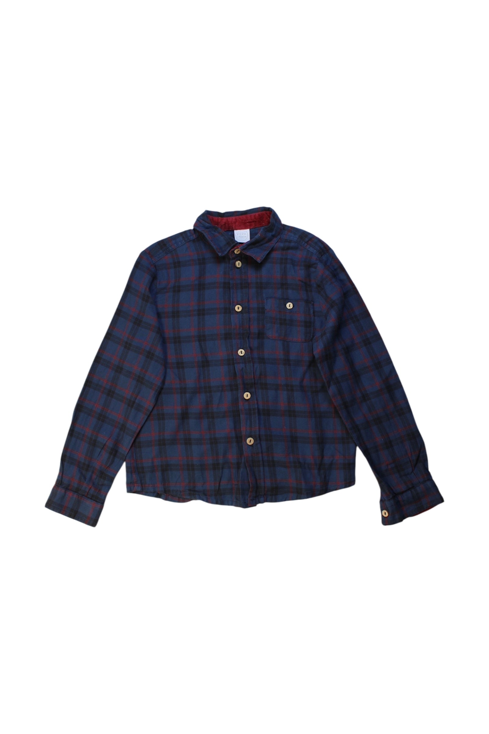 Pepa London Checkered Button-Down Shirt Size 5T、mySite、g9winljtr