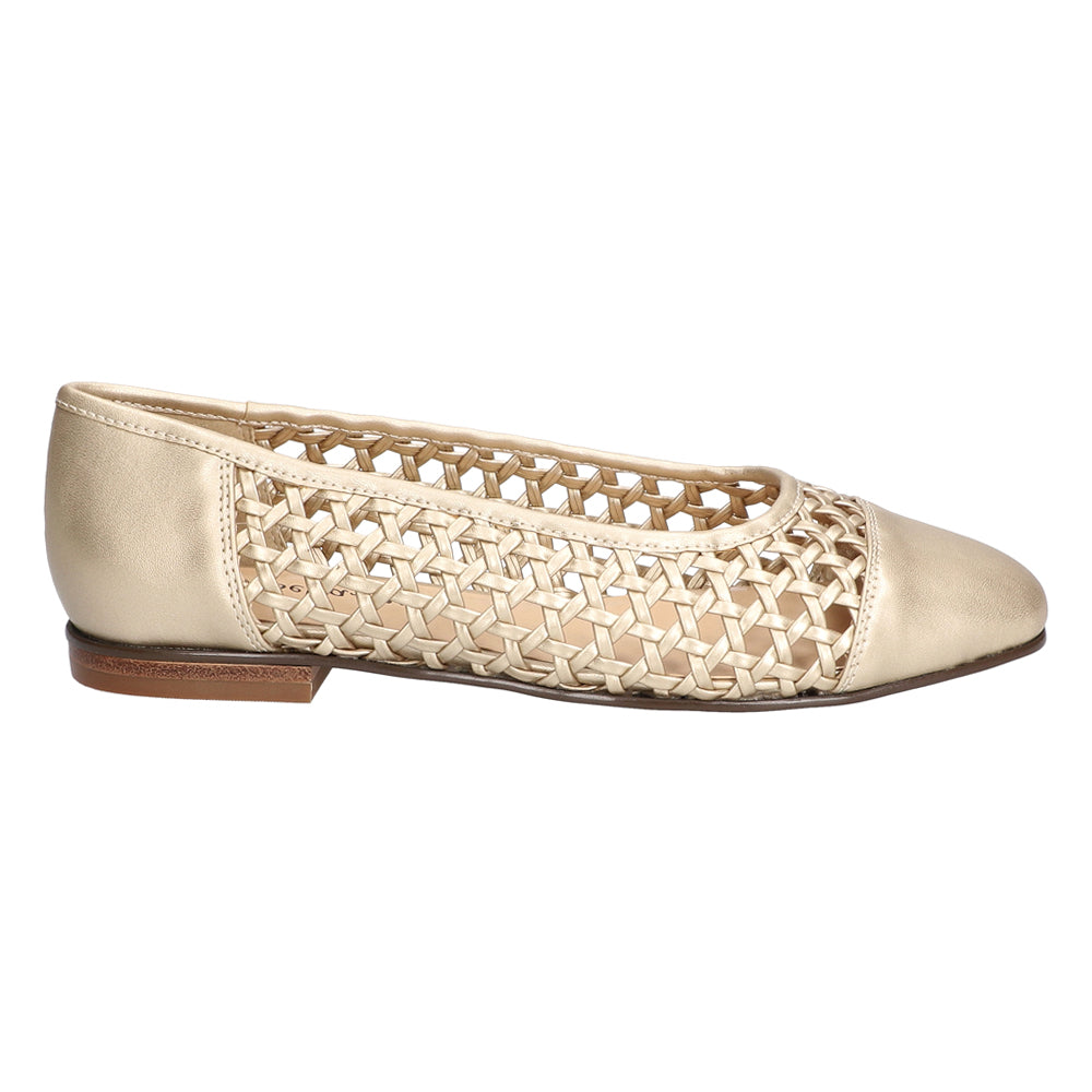 Beloved Metallic Cut Out Ballet Flats、mySite、gtrtttuynbv