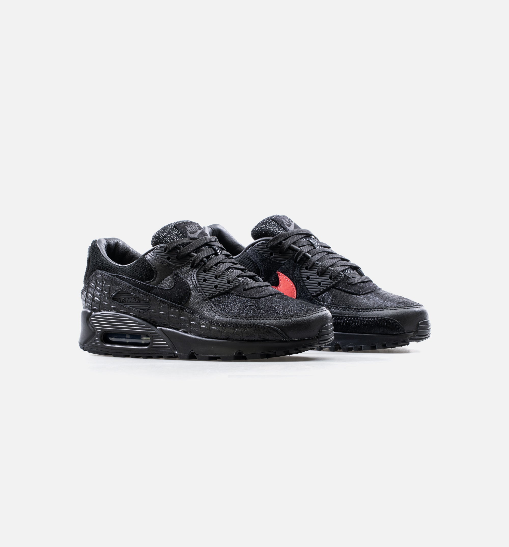 Air Max 90 QS Mashup Mens Running Shoe - Black/Red、mySite、dreamappss