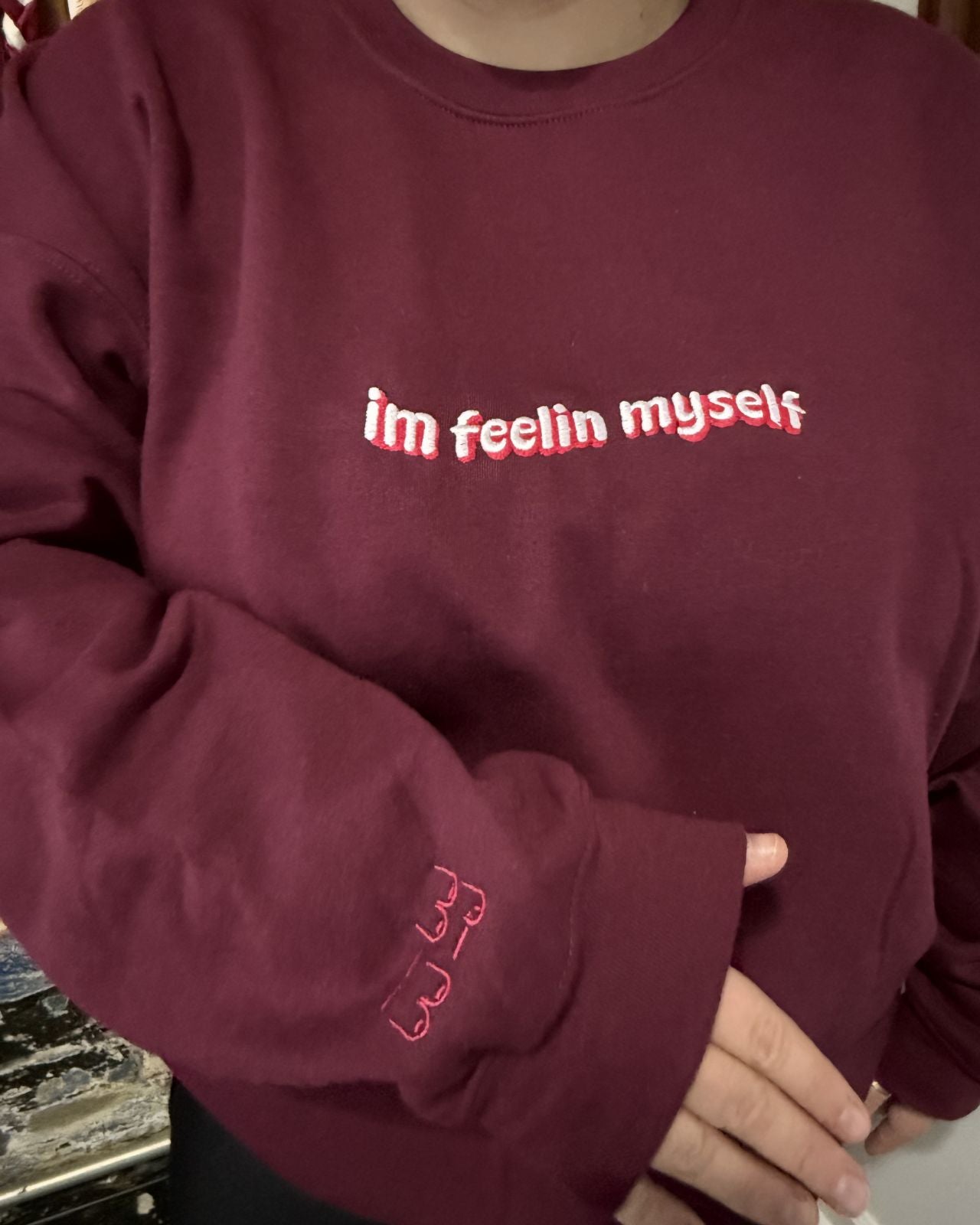 Im Feelin Myself Unisex Sweatshirt、mySite、bengalsvssteelers