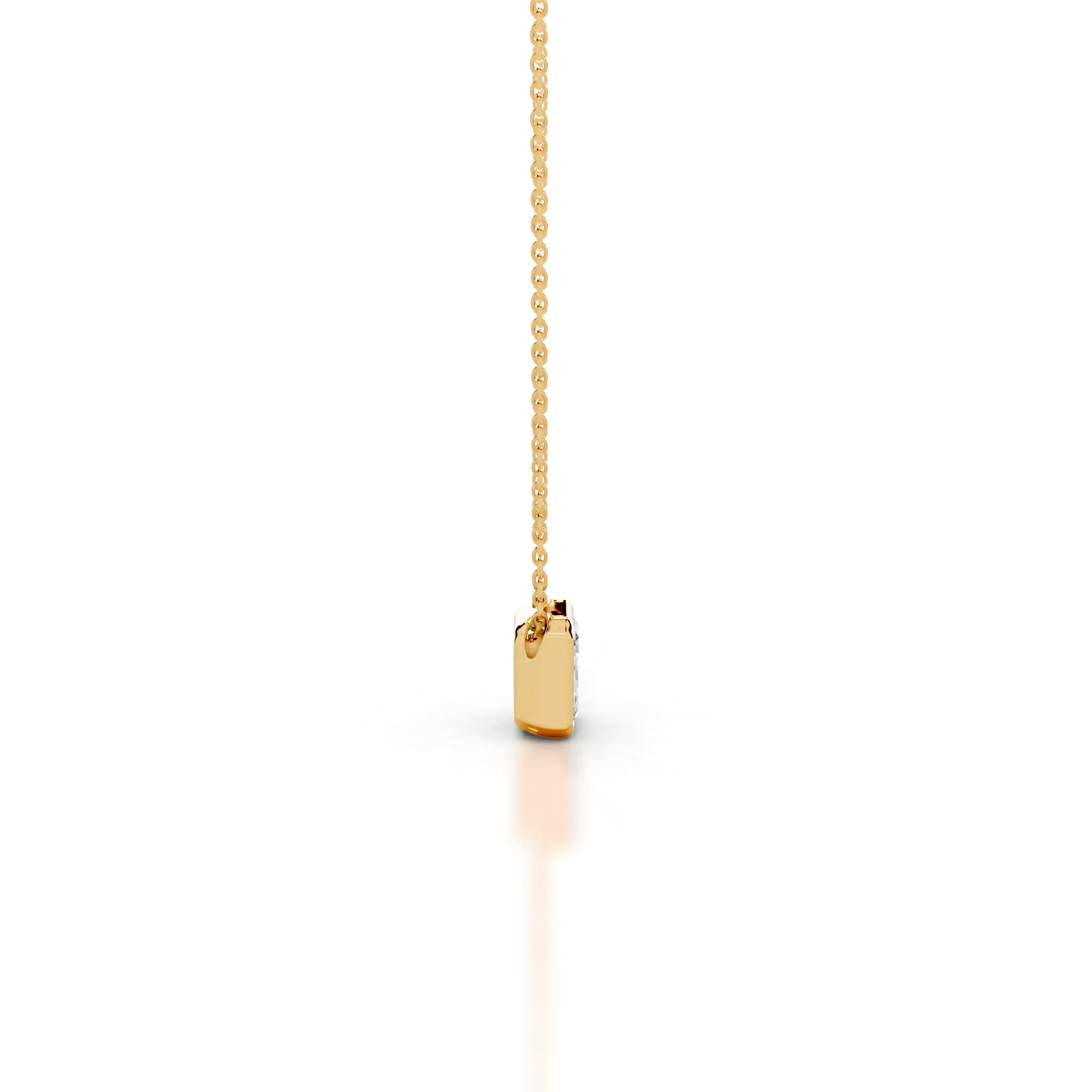 Gianna Lab Grown Diamond Pendant - 18K Yellow Gold、mySite、hinf8tx79