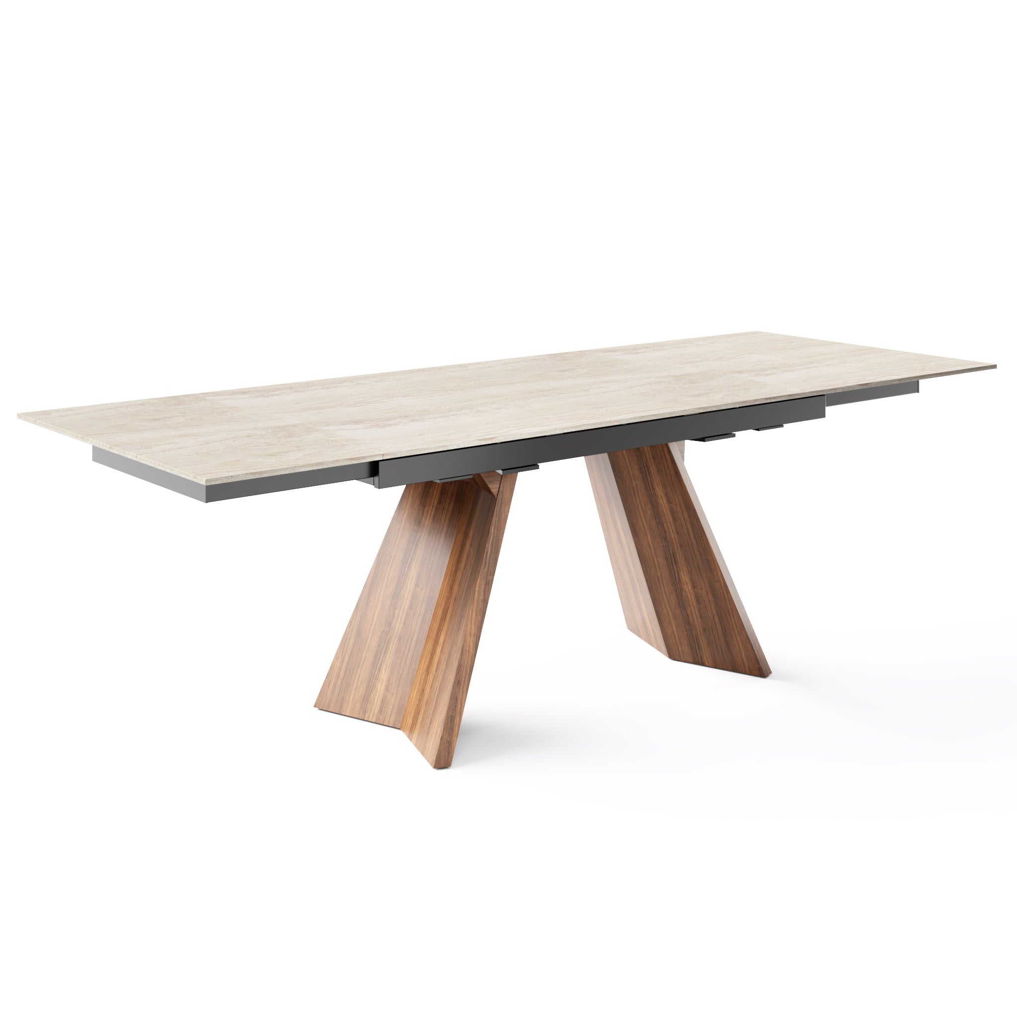 Icaro Extendable Dining Table with Marble and Ceramic Top Options、mySite、sugarbowlscore