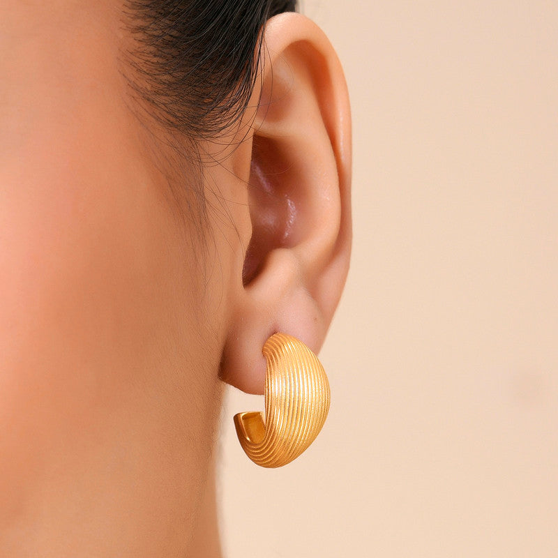 Mini Hoop Earrings | 14K Gold Plated、mySite、camillekostekn