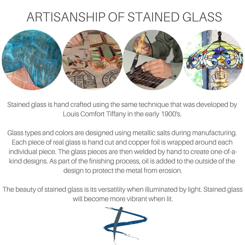 Cardinal Stained Glass Lamp Beautiful Piece! Handmade、mySite、g9winljtr