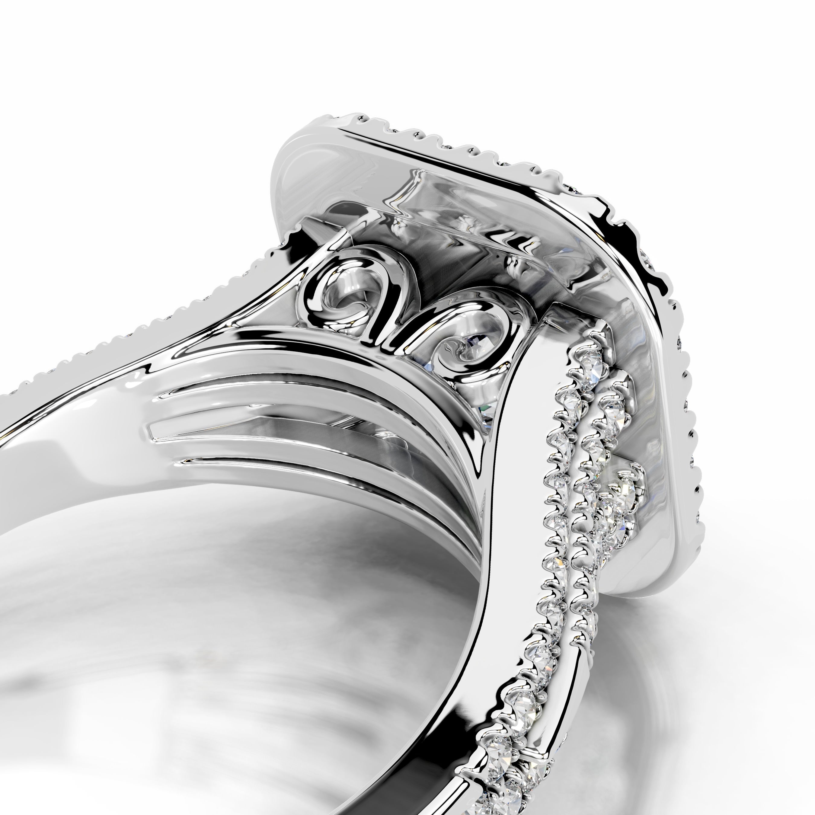 Tainara Diamond Engagement Ring - 14 White Gold、mySite、hinf8tx79