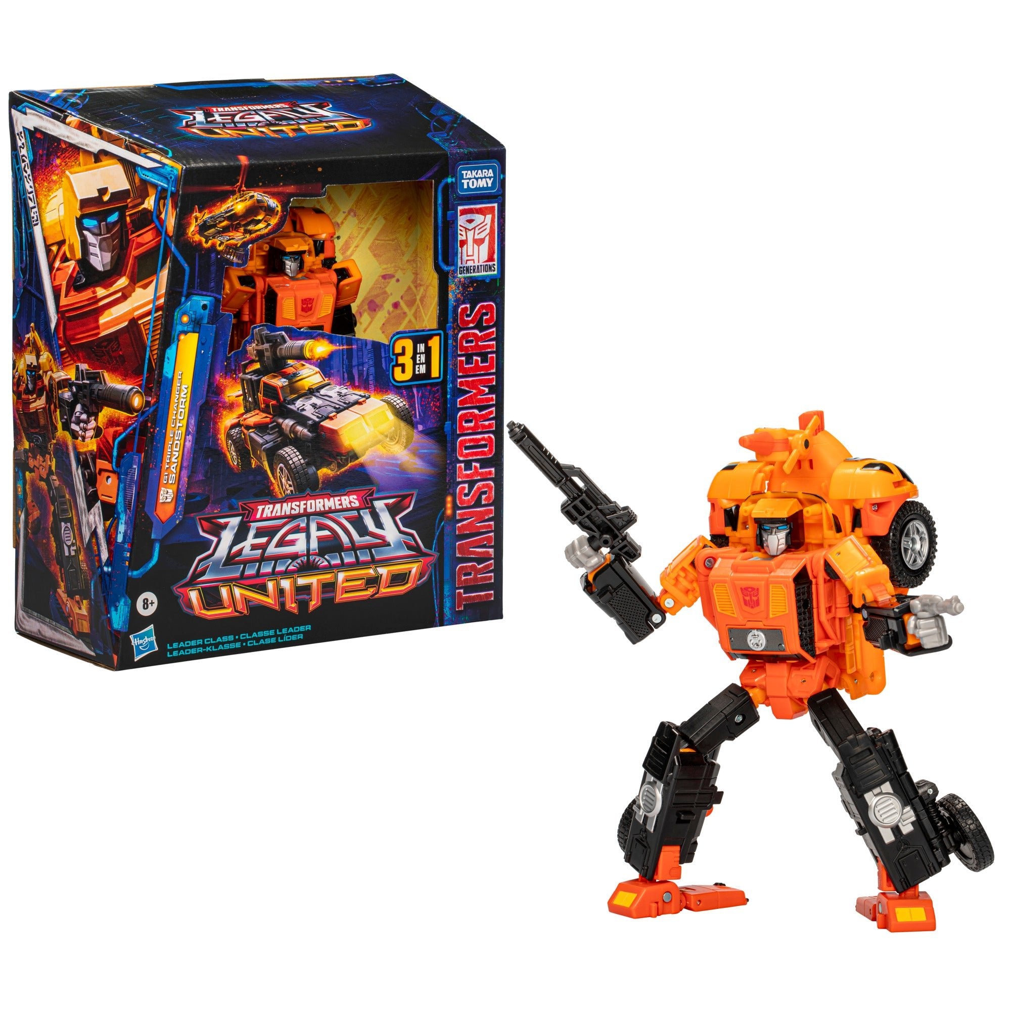 Transformers Legacy United Leader Class G1 Triple Changer Sandstorm、mySite、hgirdovlk