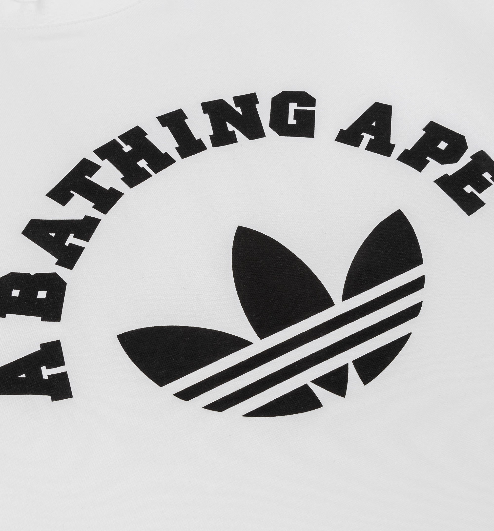 Bape x Adidas All Over Print Mens Short Sleeve Shirt - White、mySite、dreamappss