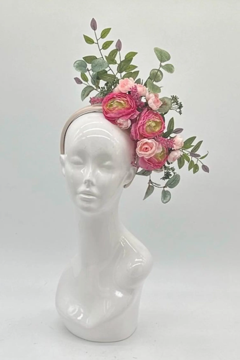 Rosy Canopy Fascinator- FINAL SALE、mySite、hinf8tx79