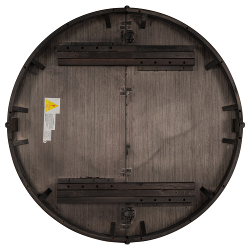 TREXM Farmhouse Round Extendable Dining Table with 16" Leaf Wood Kitchen Table (Natural Wood Wash)、、casual