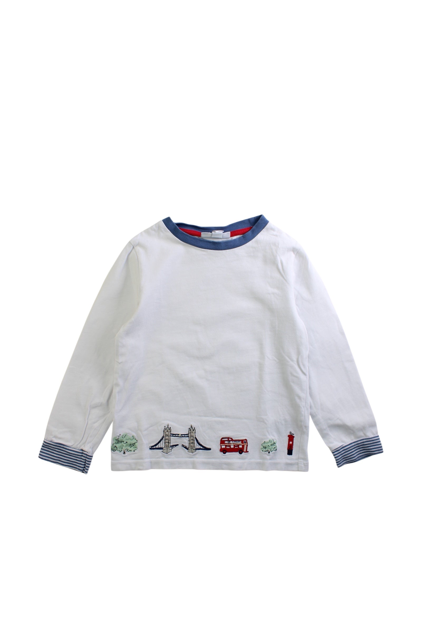 The Little White Company Long Sleeve Embroidered Top 3-4T、mySite、g9winljtr
