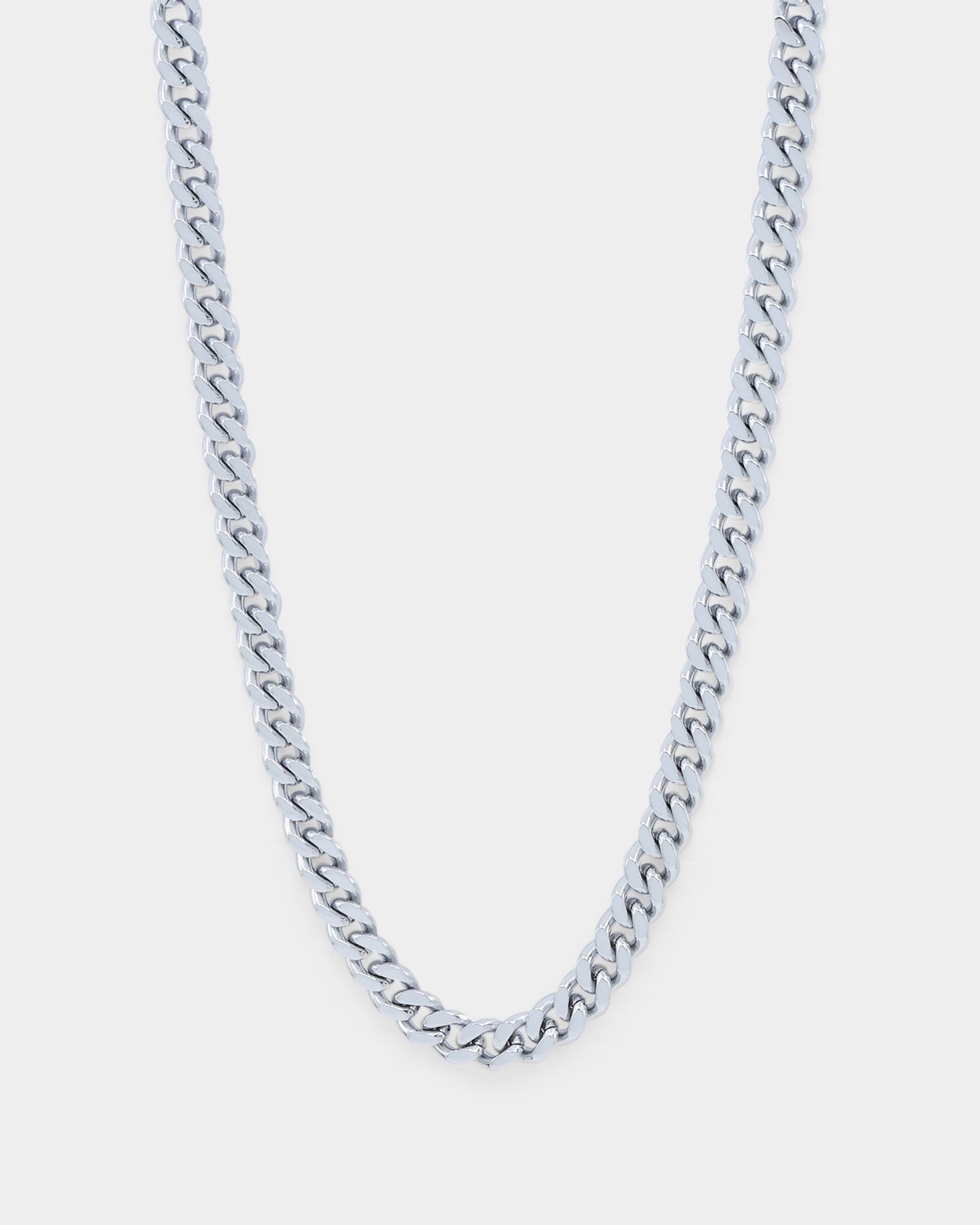 NXS 5mm Cuban Link Chain White Gold、mySite、zt4zffjzw