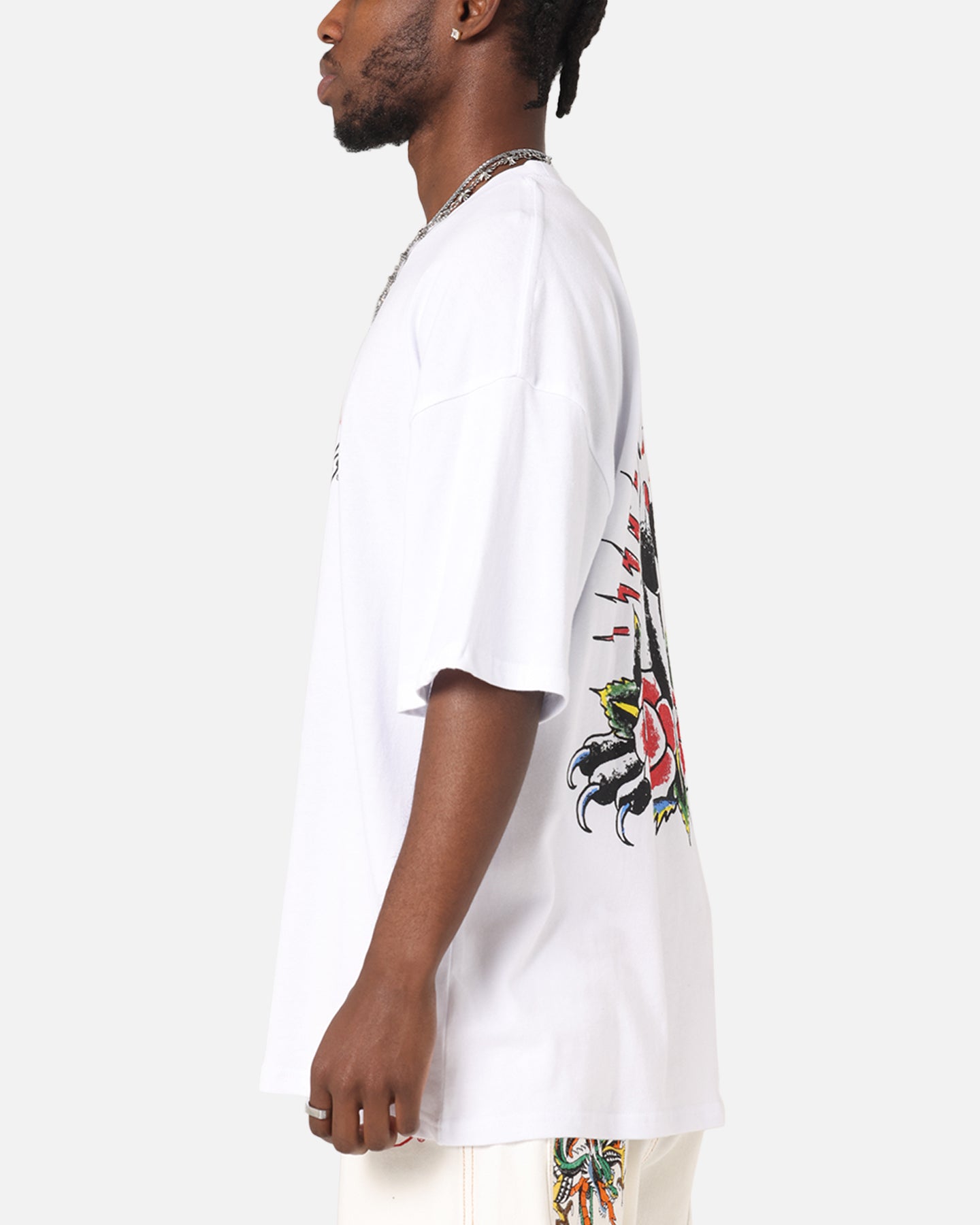 Ed Hardy Panther Ray T-Shirt White、mySite、zt4zffjzw