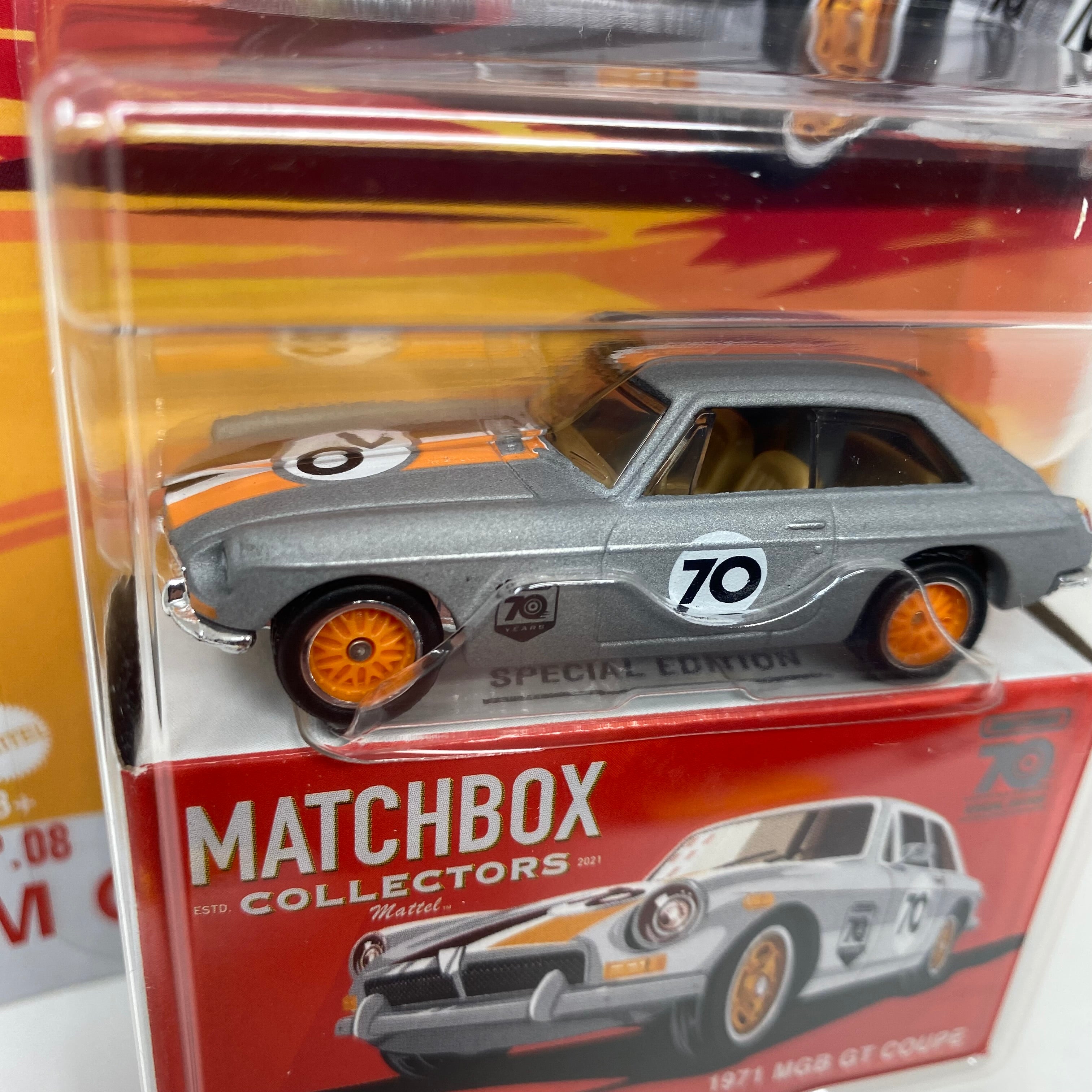 1971 MGB GT Coupe * 2023 Matchbox Collectors 70th Special Edition Case S、mySite、hgirdovlk