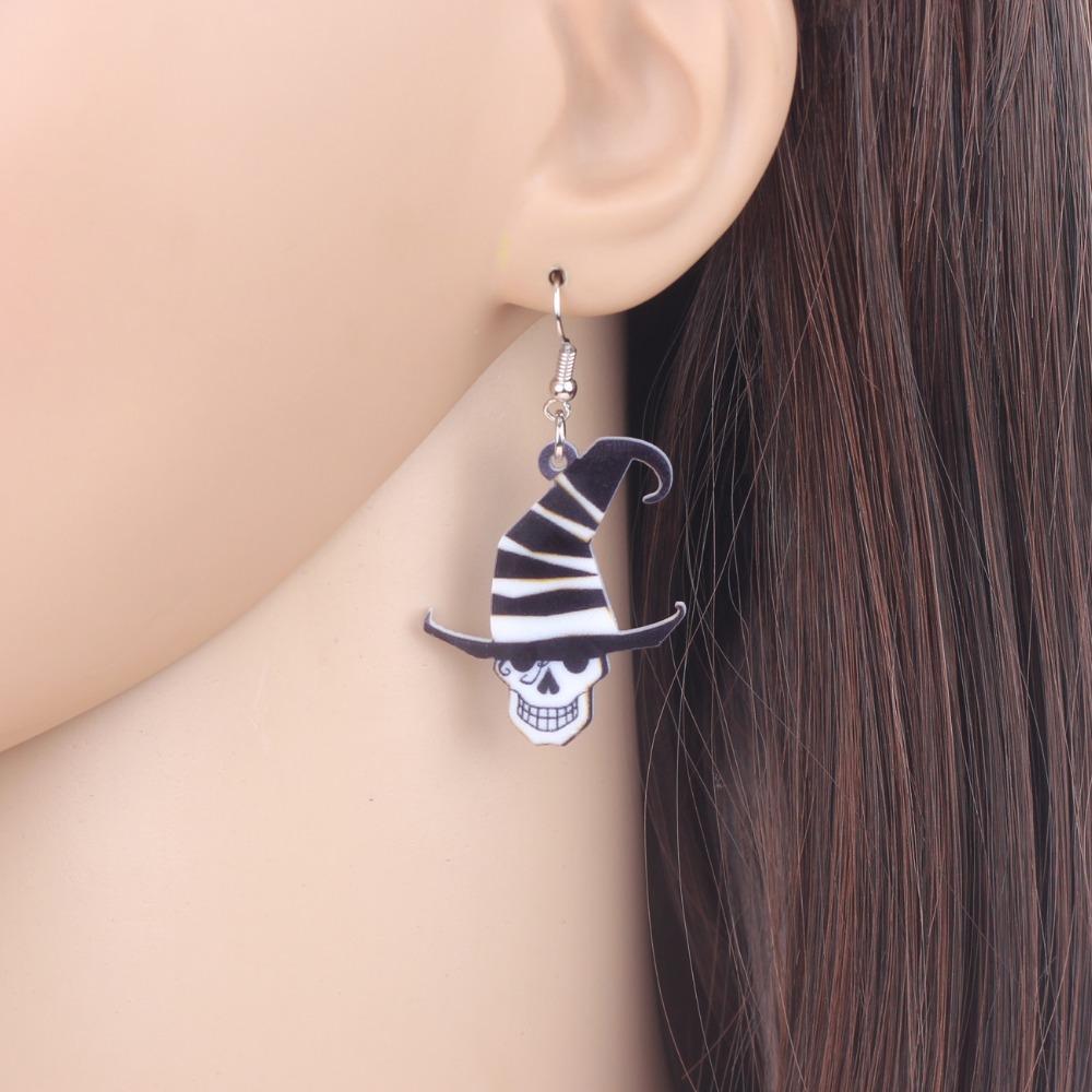 Halloween Acrylic Earrings-- Boo! *、mySite、g9winljtr
