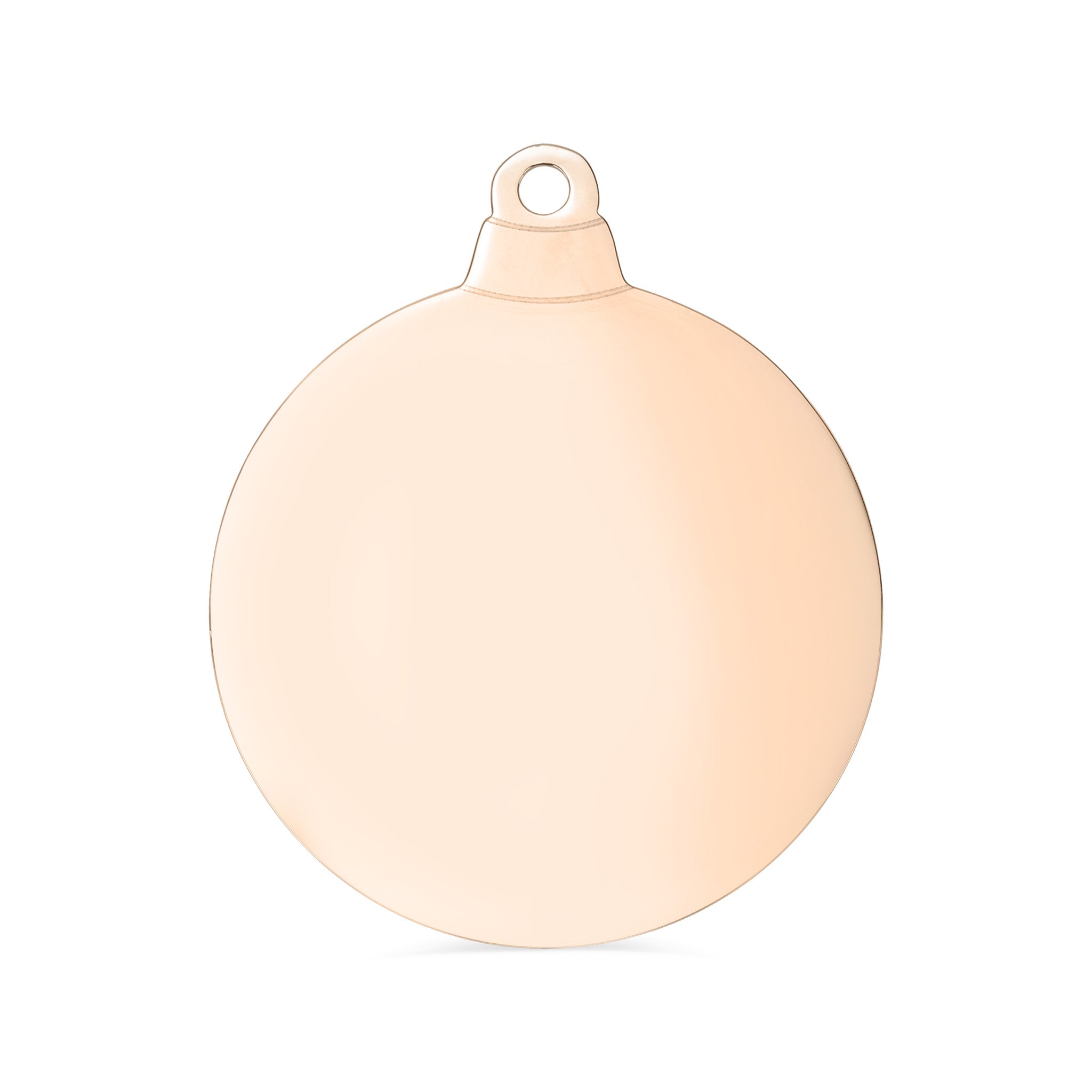 10 Pack - Rose Stainless Steel Blank Christmas Bauble Globe Ornament / SBB0255、mySite、dreamappss