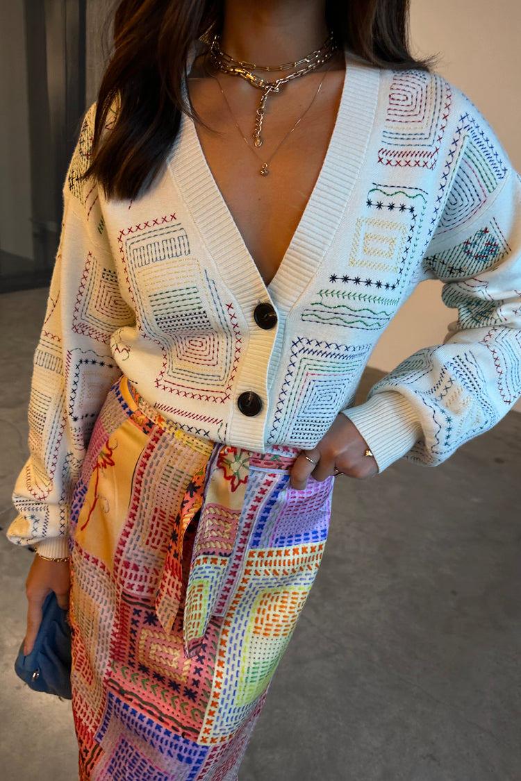 Cream Craft Work Cardigan、mySite、solidvoid