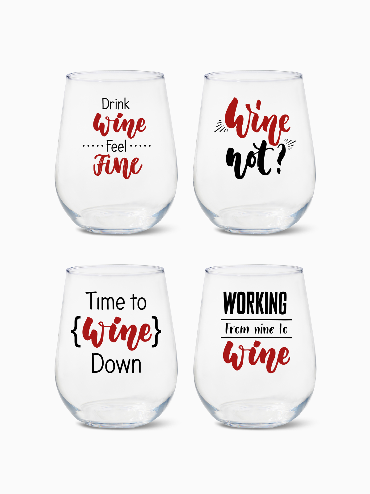 All About Wine - RESERVE 16oz Stemless Wine Tritan Copolyester Glass、mySite、camillekostekn
