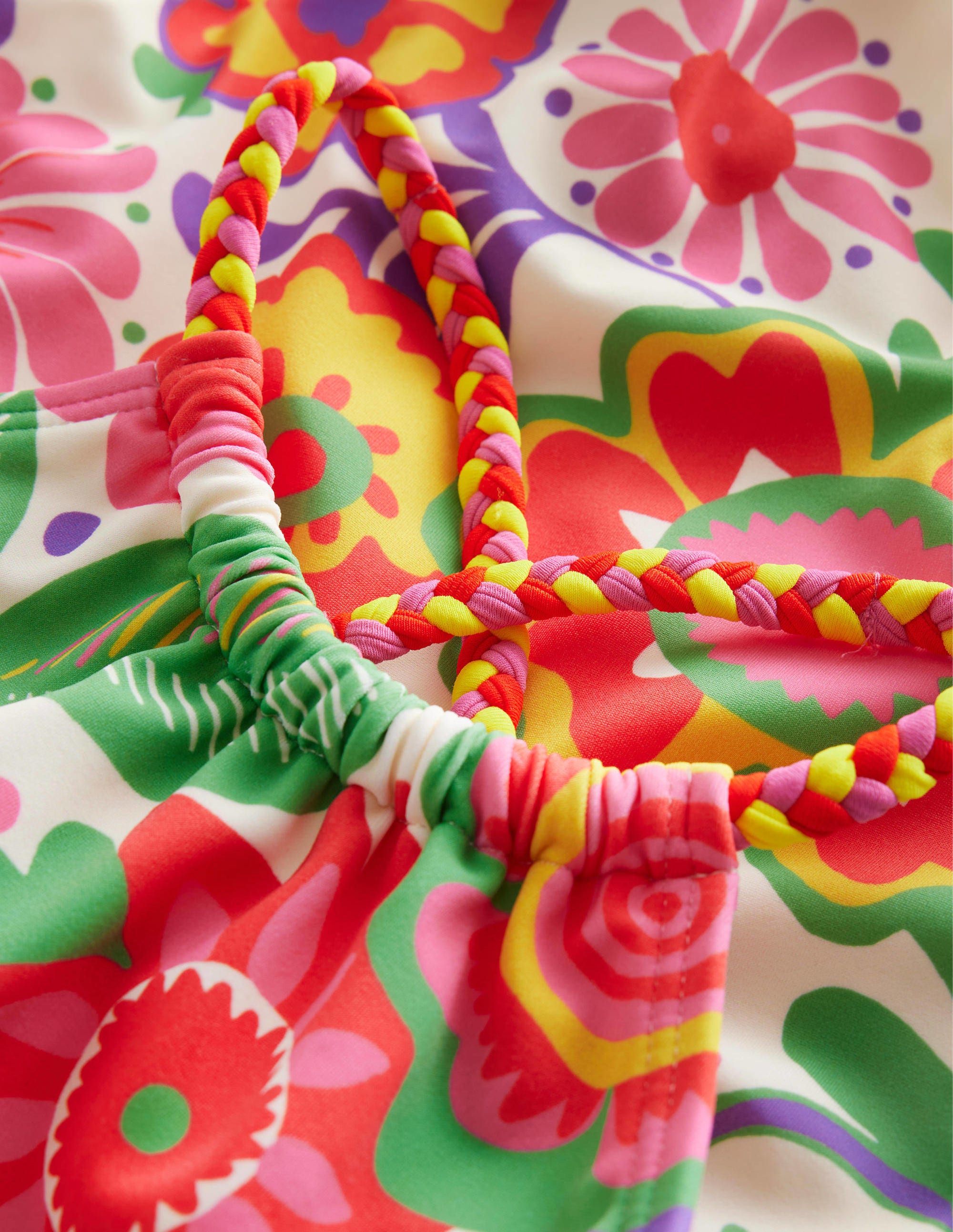  Braided Loop Back Swimsuit-Multi Festival Flower、mySite、ashleygrahame