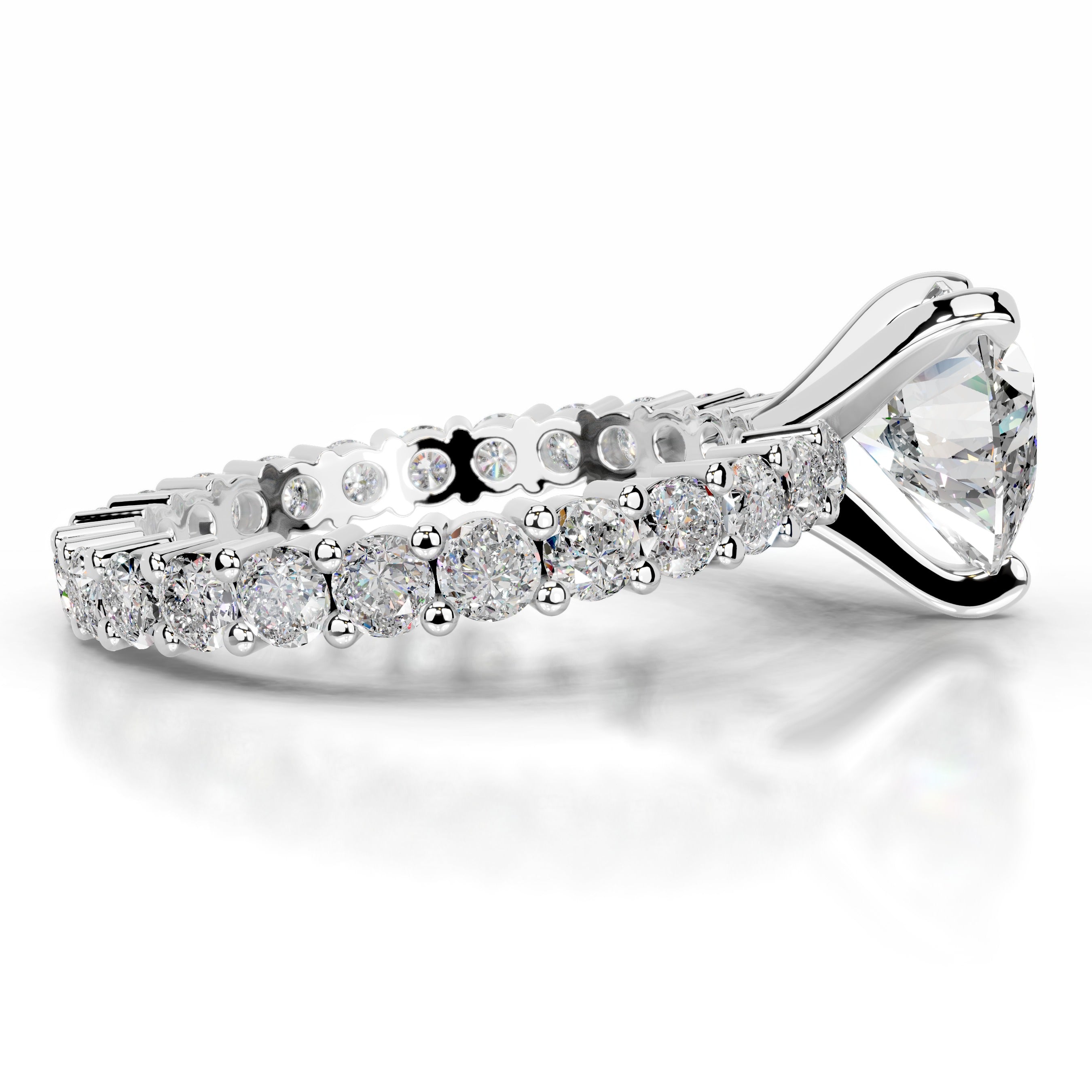 Jenna Moissanite & Diamonds Ring - 14K White Gold、mySite、hinf8tx79