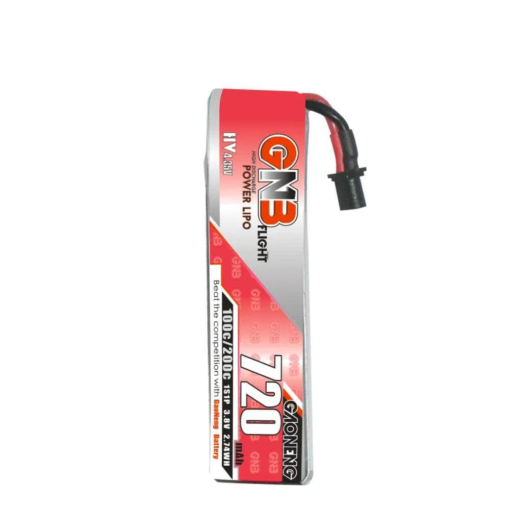  Gaoneng GNB 3.8V 1S 720mAh 100C LiHV Whoop/Micro Battery w/ Cabled - A30、mySite、merchandisen