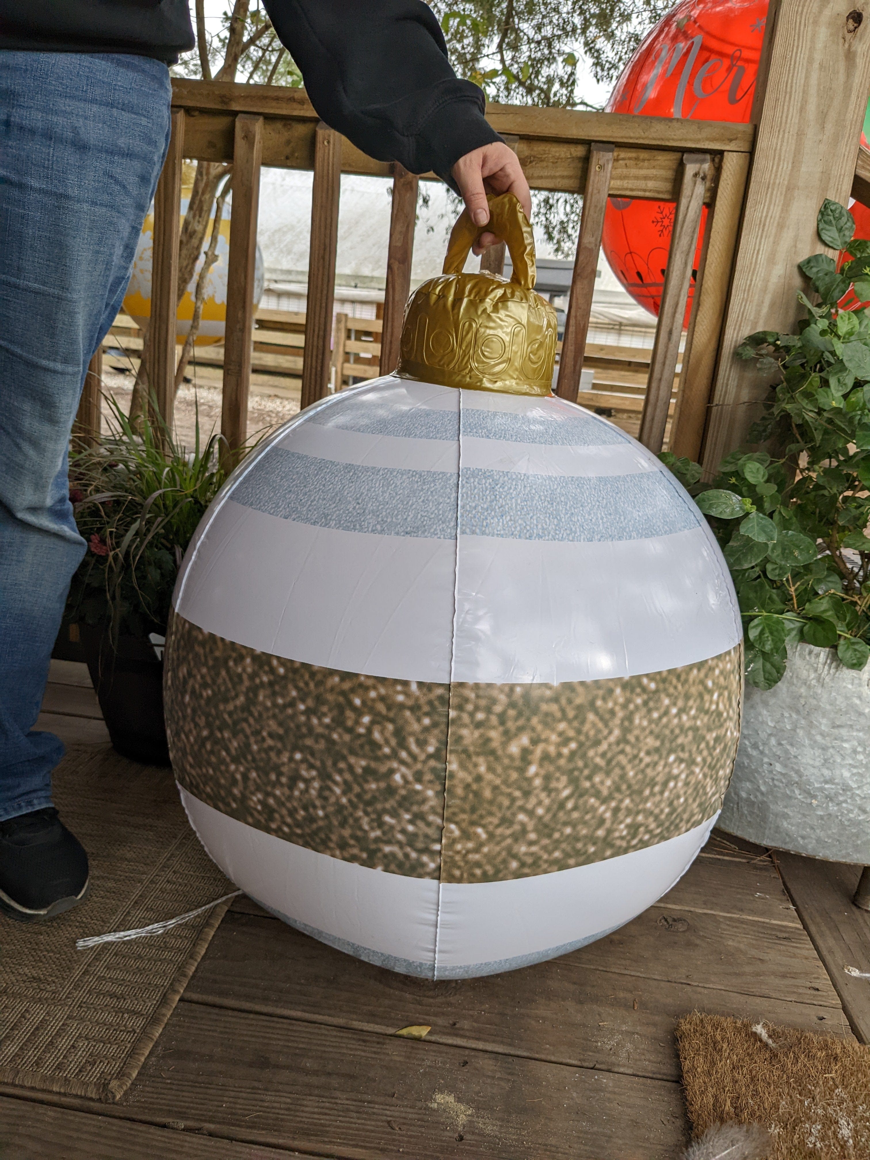 Inflatable LED Christmas Ornaments 7 Designs! Large Size、mySite、g9winljtr