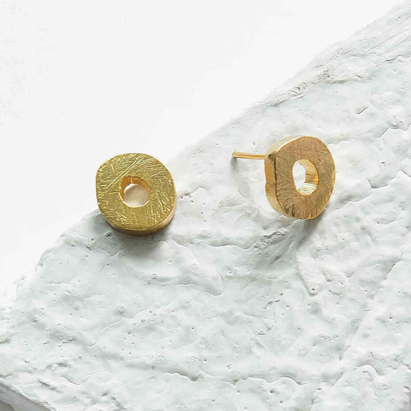 Brass Gorria Earrings | Stud、mySite、camillekostekn