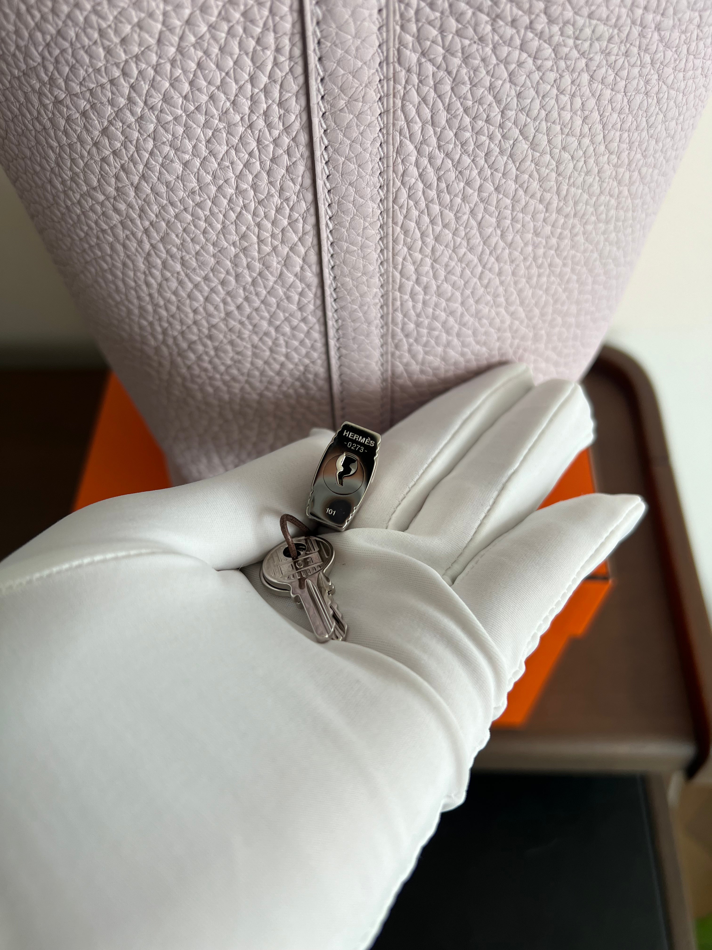 Hermès Picotin 18cm Mauve Pale PHW、mySite、garminoutage.com