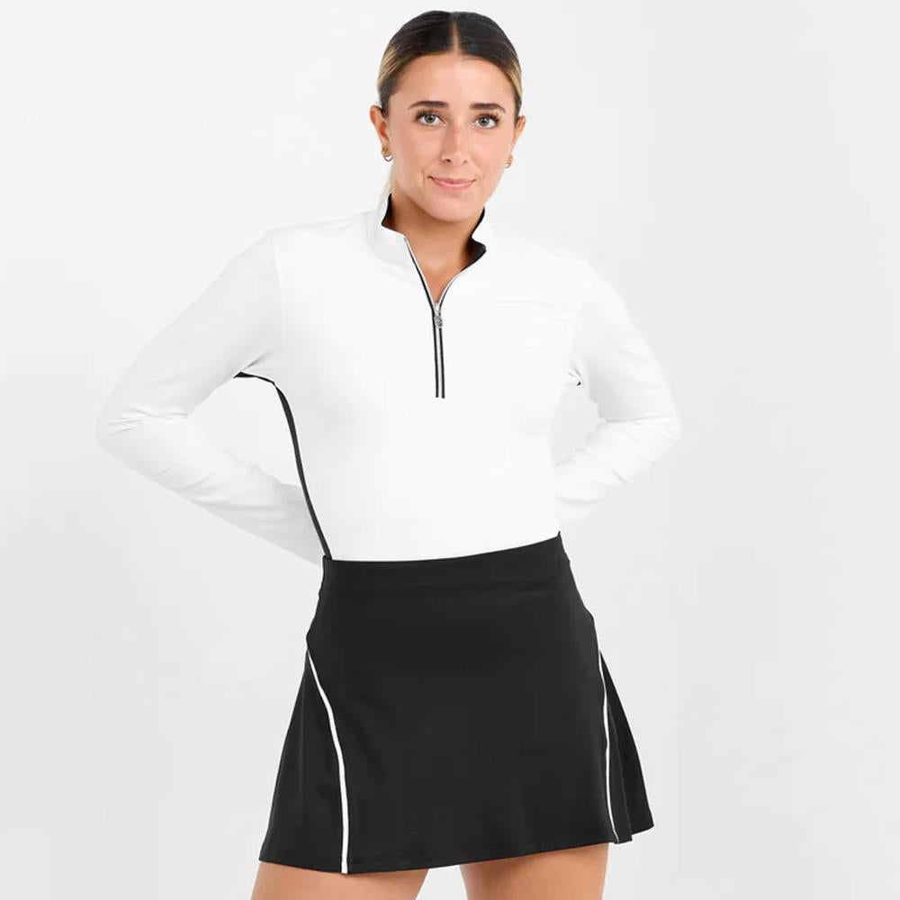 Sofibella Women's Monochrome 14 High Waist Skirt - Black/White