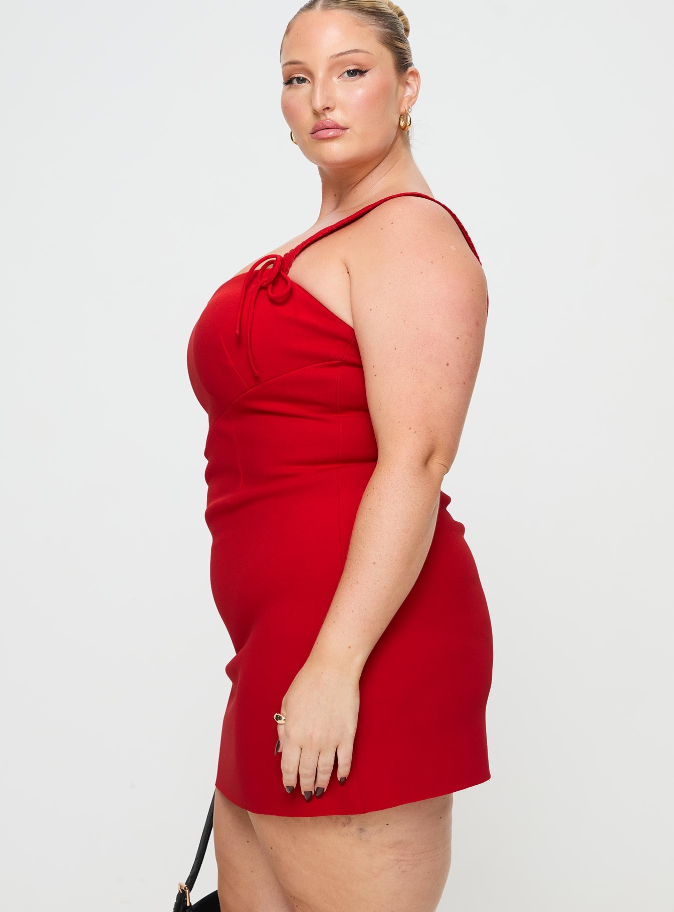 Lovers Quarrel Mini Dress Red Curve、mySite、solidvoid