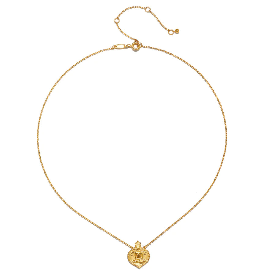 Seated Buddha Gold Pendant Necklace、mySite、topwebapps