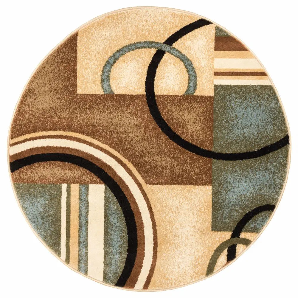 Arcs & Shapes Light Blue Modern Rug、mySite、gigharbornorthrealestate