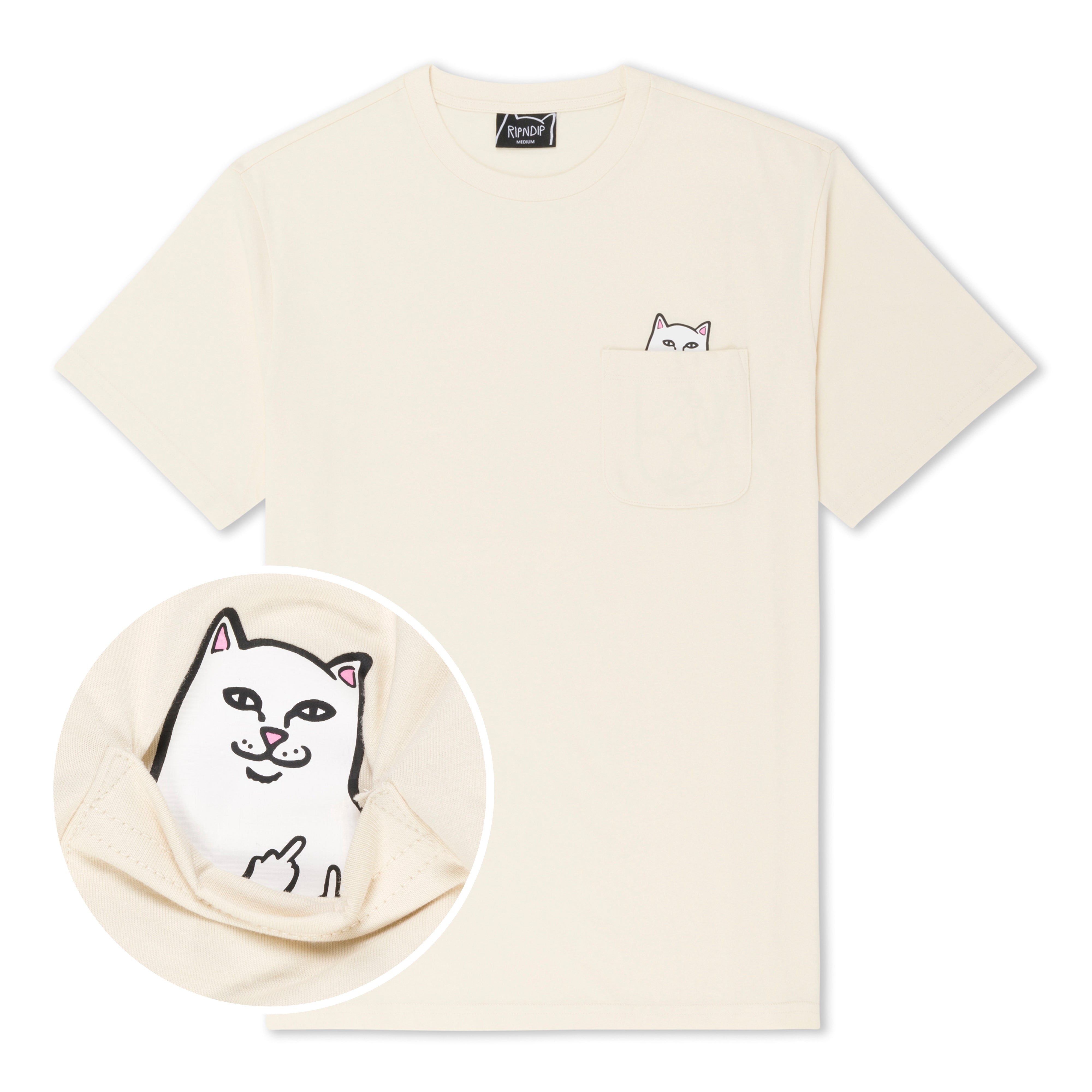  Lord Nermal Pocket Tee (Natural)、mySite、merchandisen