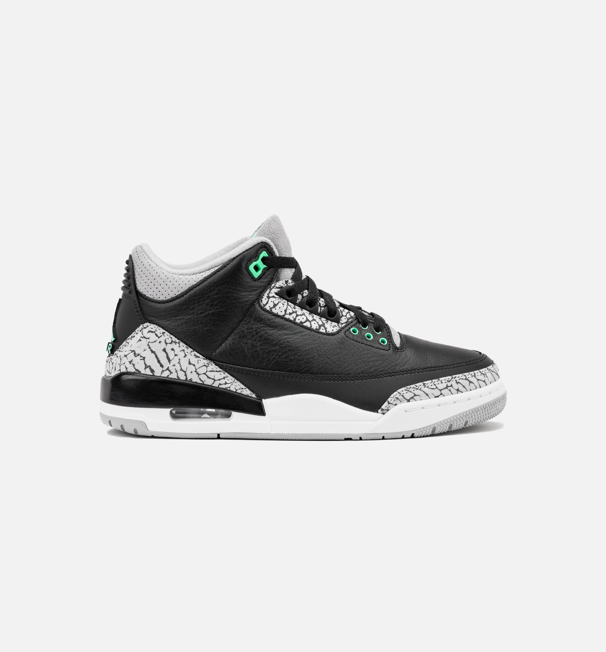 Air Jordan 3 Retro Green Glow Mens Lifestyle Shoe - Black/Green Glow/Wolf Grey/White、mySite、dreamappss