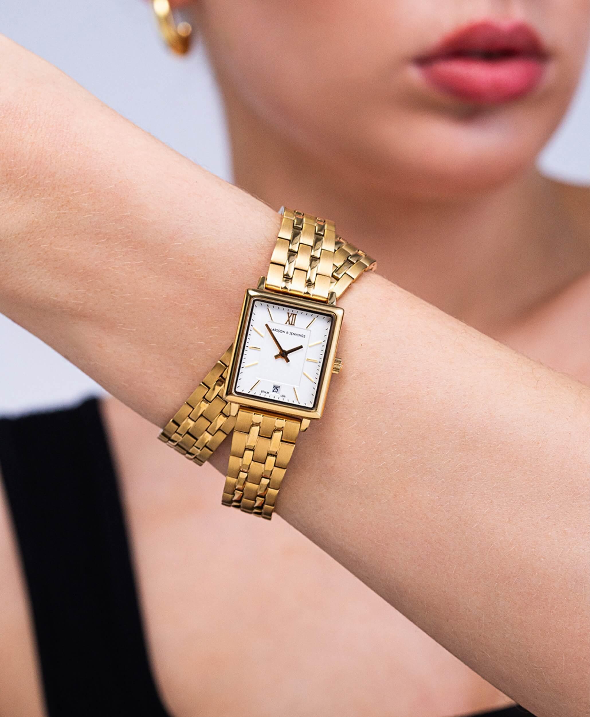  Boyfriend Mini Wrap Gold White 31mm