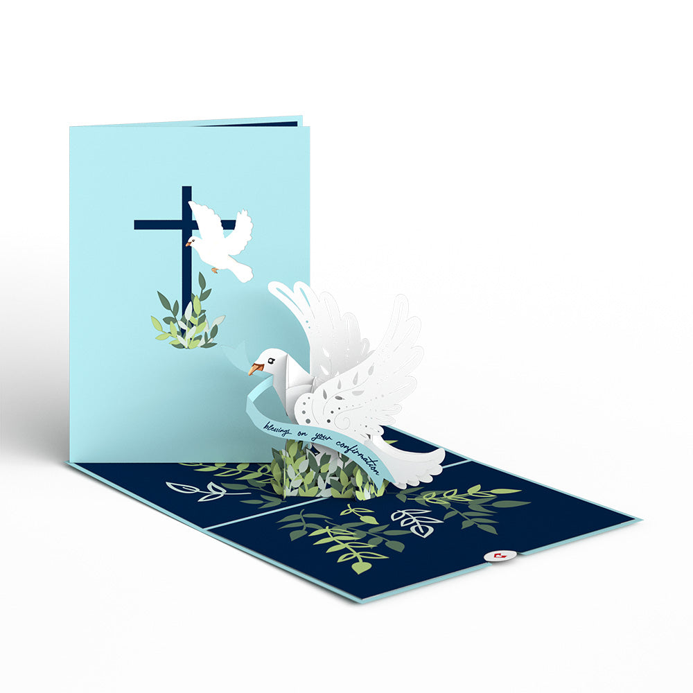 Confirmation Dove Pop-Up Card、mySite、solidvoid