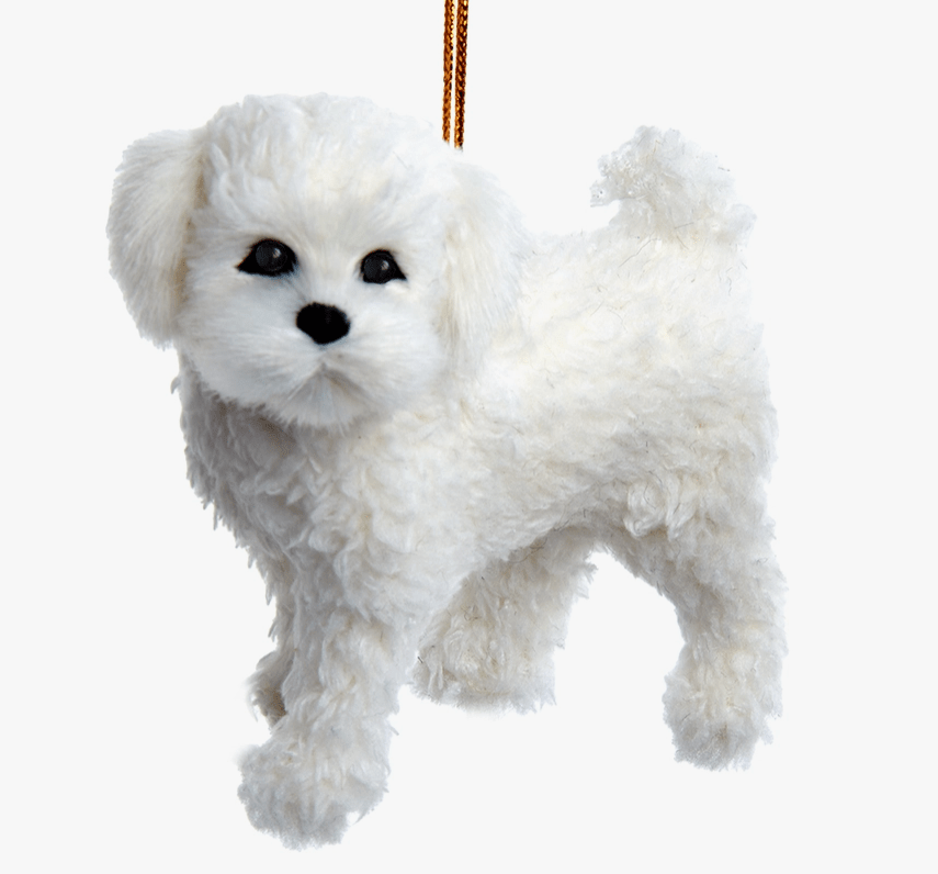 Fluffy Dog Ornaments-Realistic Pups for Christmas Decoration、mySite、g9winljtr