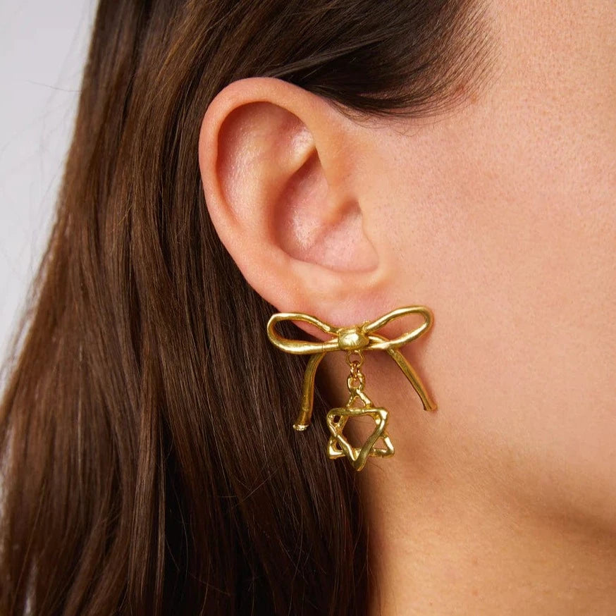 Mensch Earrings by Susan Alexandra - Star of David、mySite、topwebapps