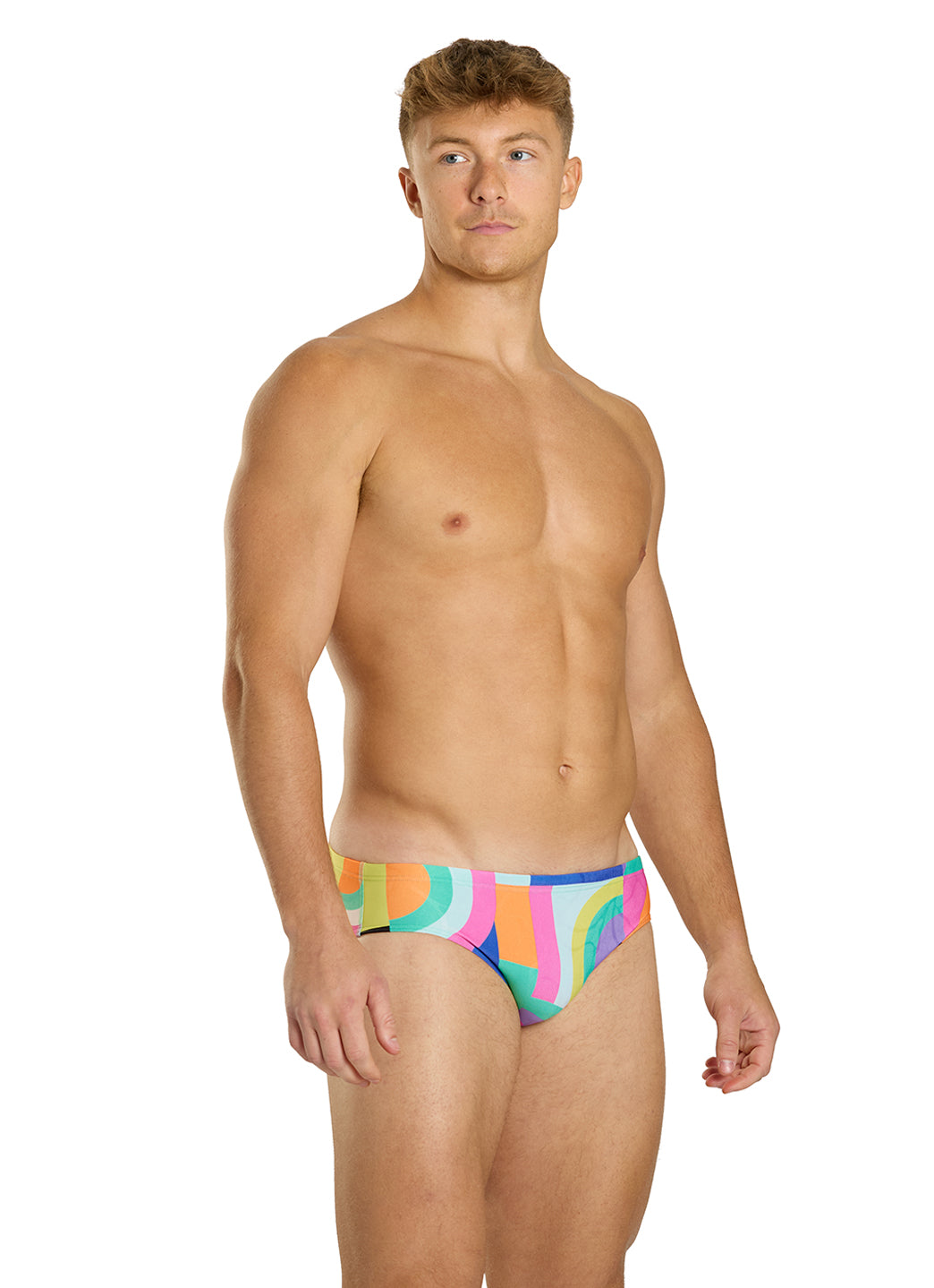 Sporti HydroLast Flashback Frenzy Brief Swimsuit (26-40)、mySite、noshort
