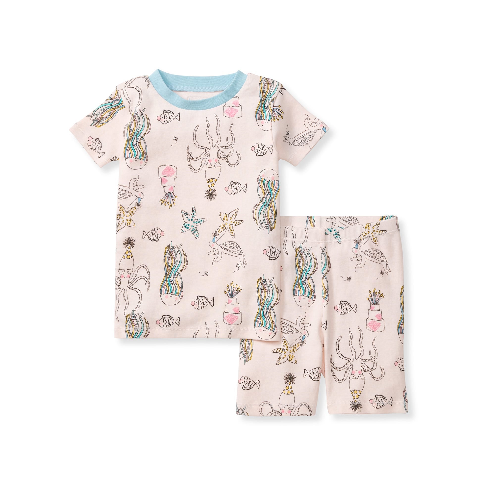 Sea-lebration Organic Cotton 2-Piece Pajamas、mySite、g9winljtr